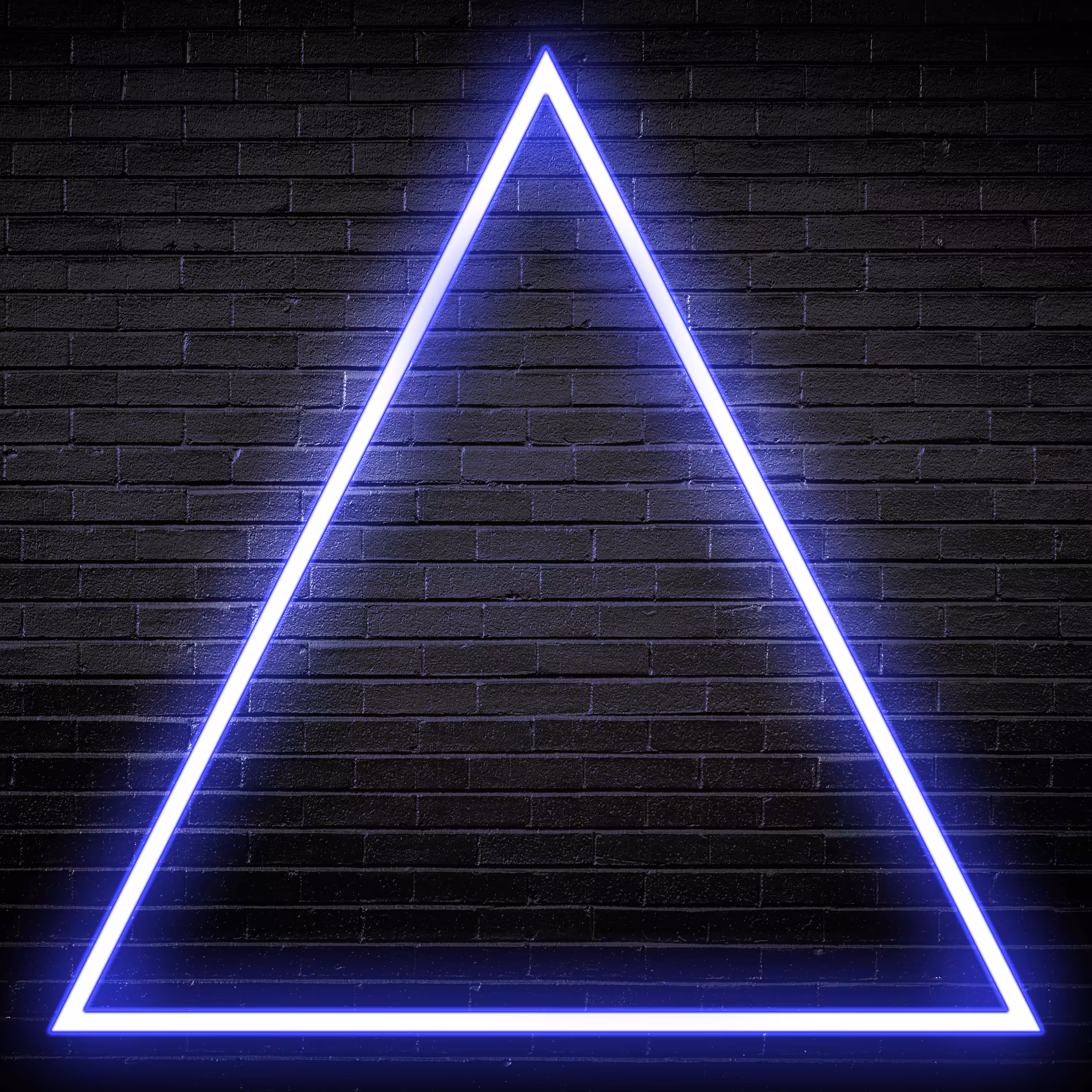 Inner Circle PFPs - Triangle Neon Blue