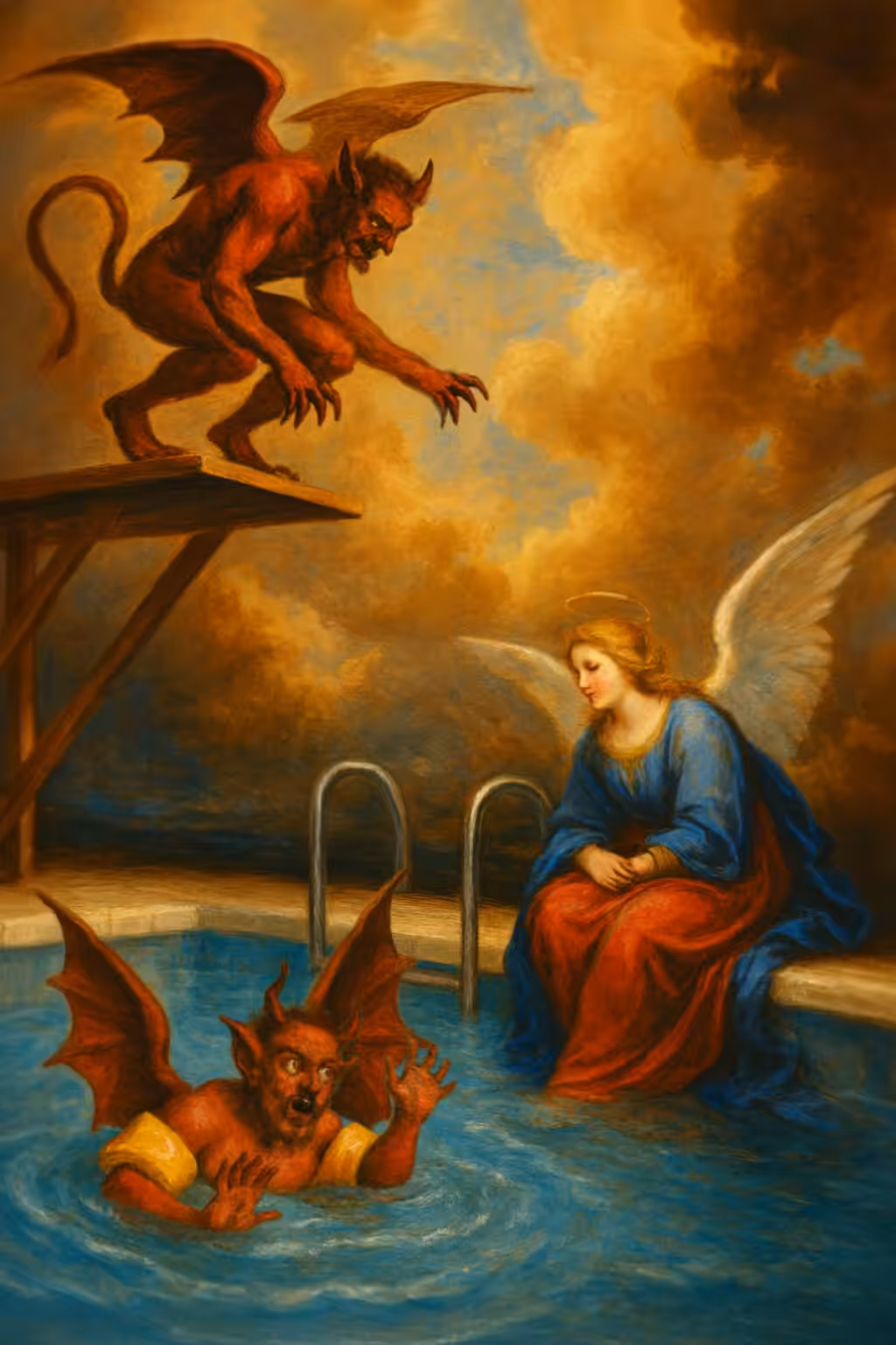 Salvation at the Poolside