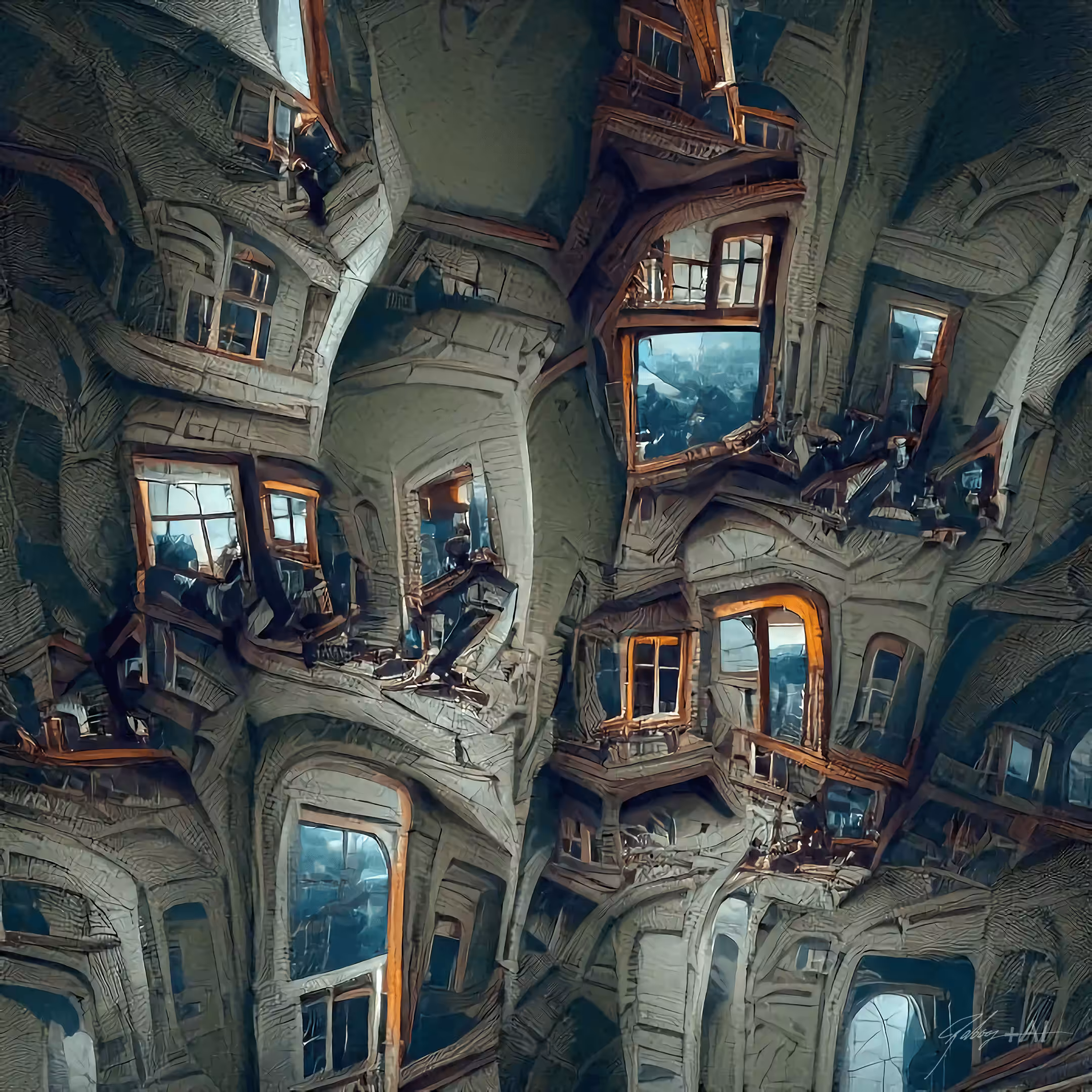 4 dimensional Victorian mansion