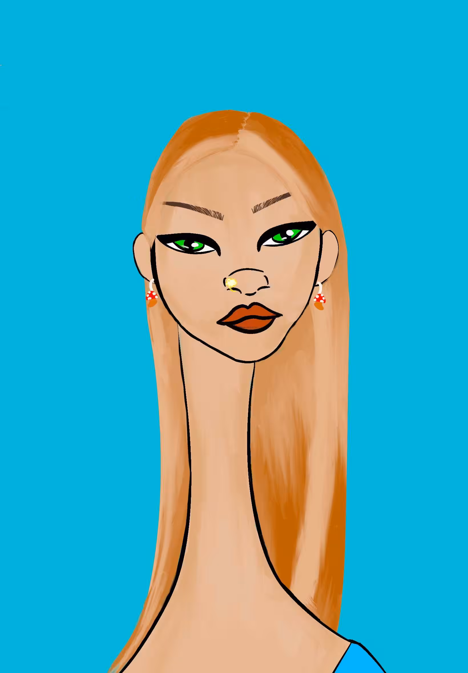Long Neckie Ladies: Long Neckie Lady #2507