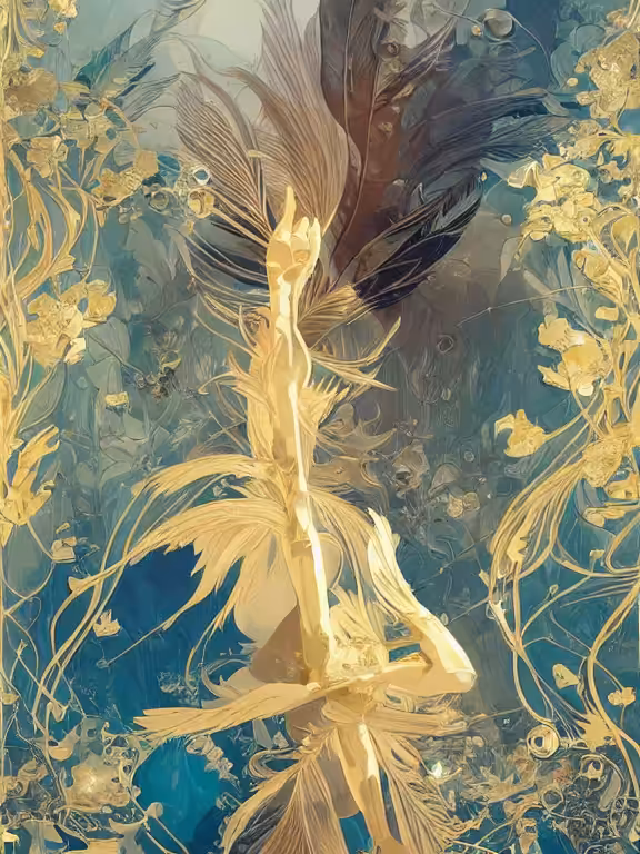 Feather #9 - AI Generated 