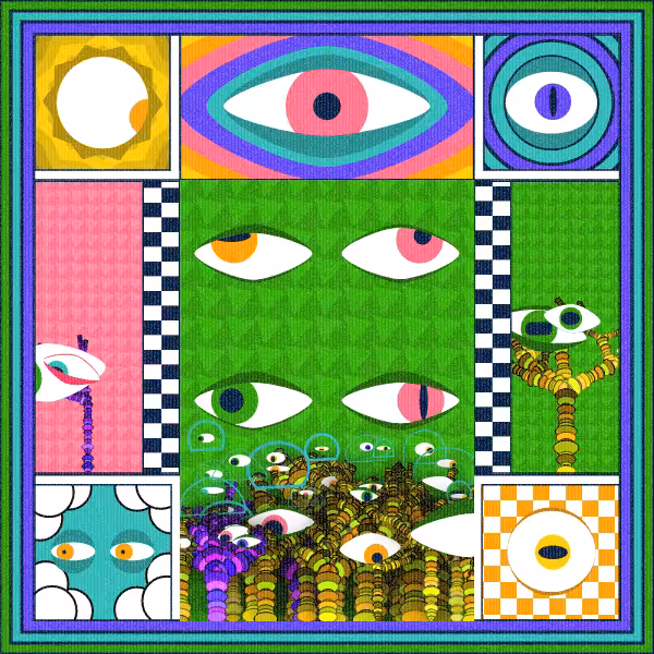 Zebra's Mirror #1 [p5.js] #11