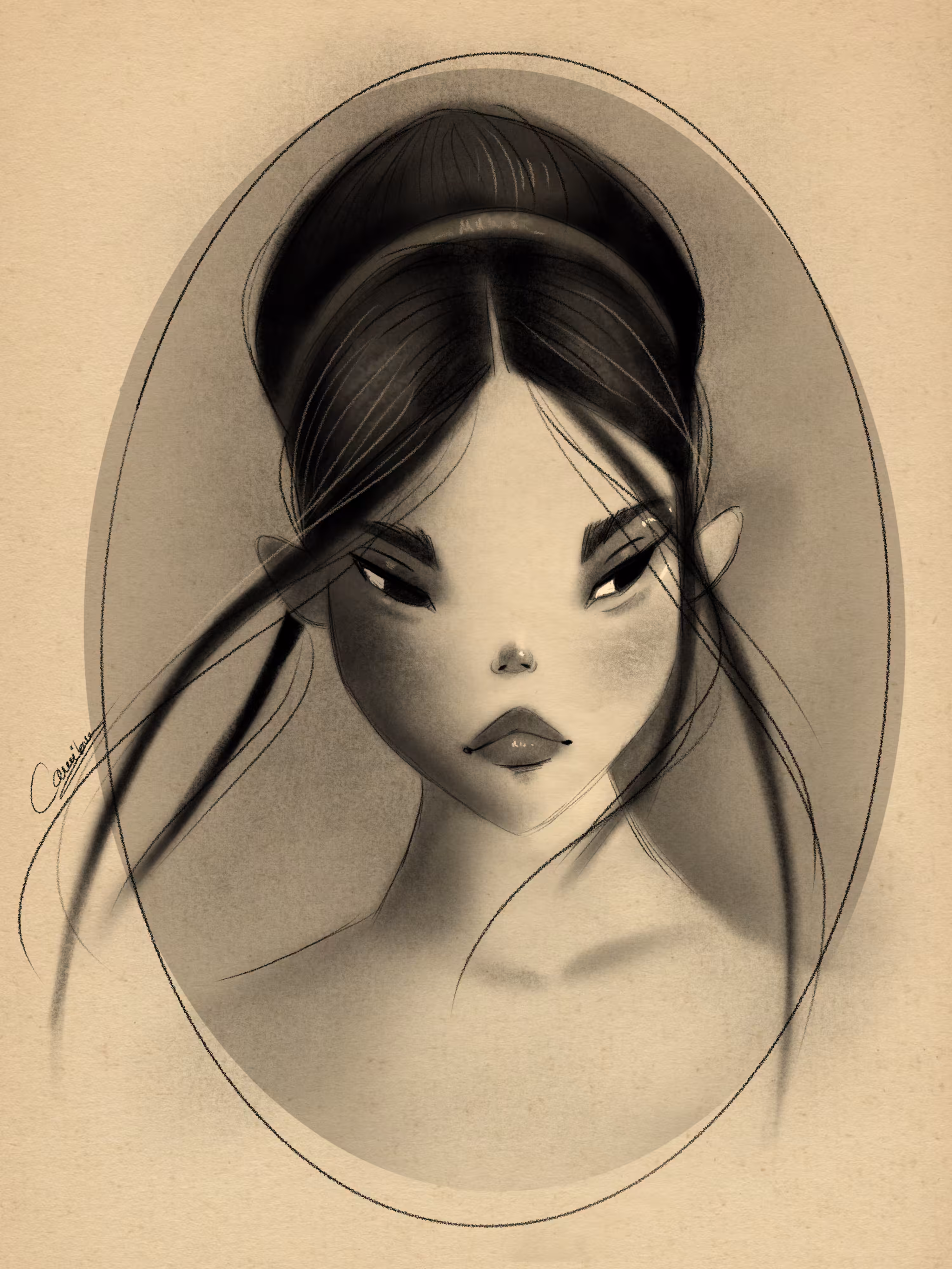 GalatΞa Concept Art Portrait