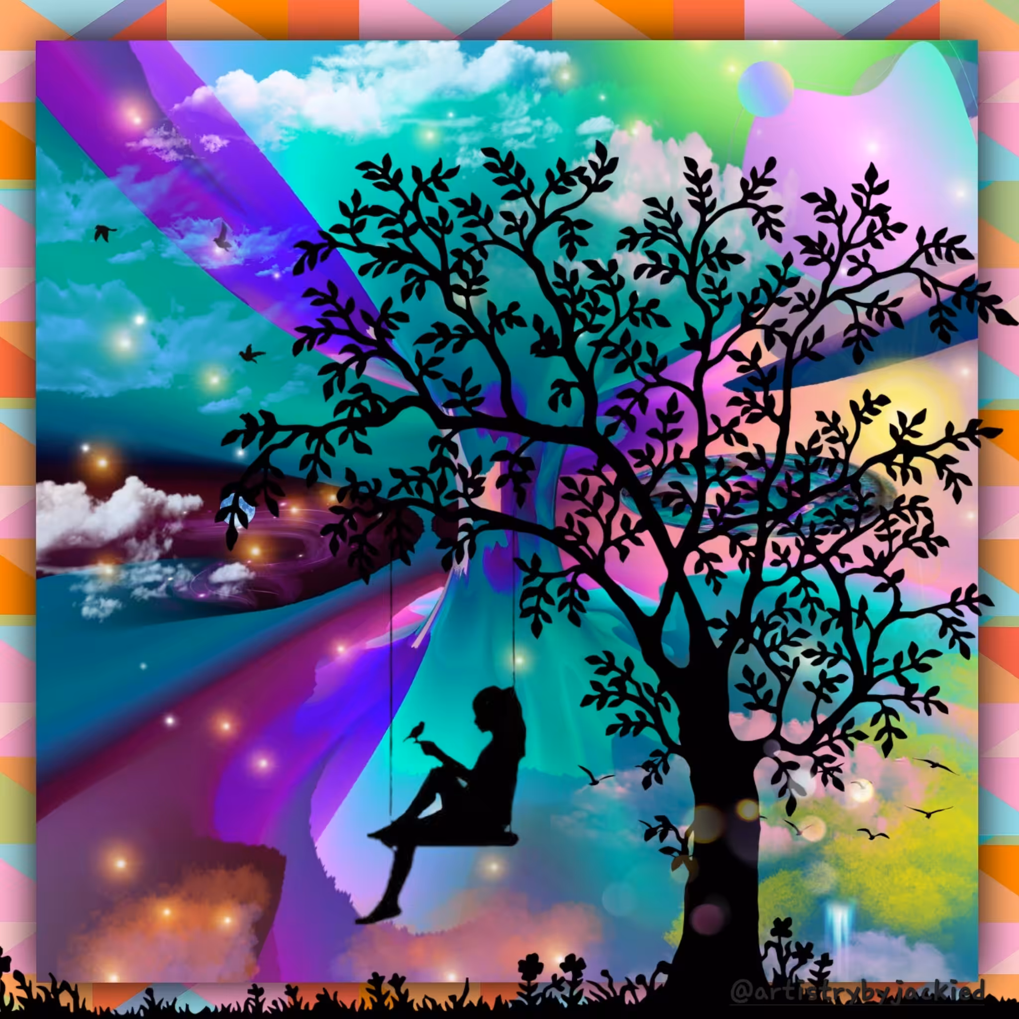 Reflection, Liquid Hippie #14