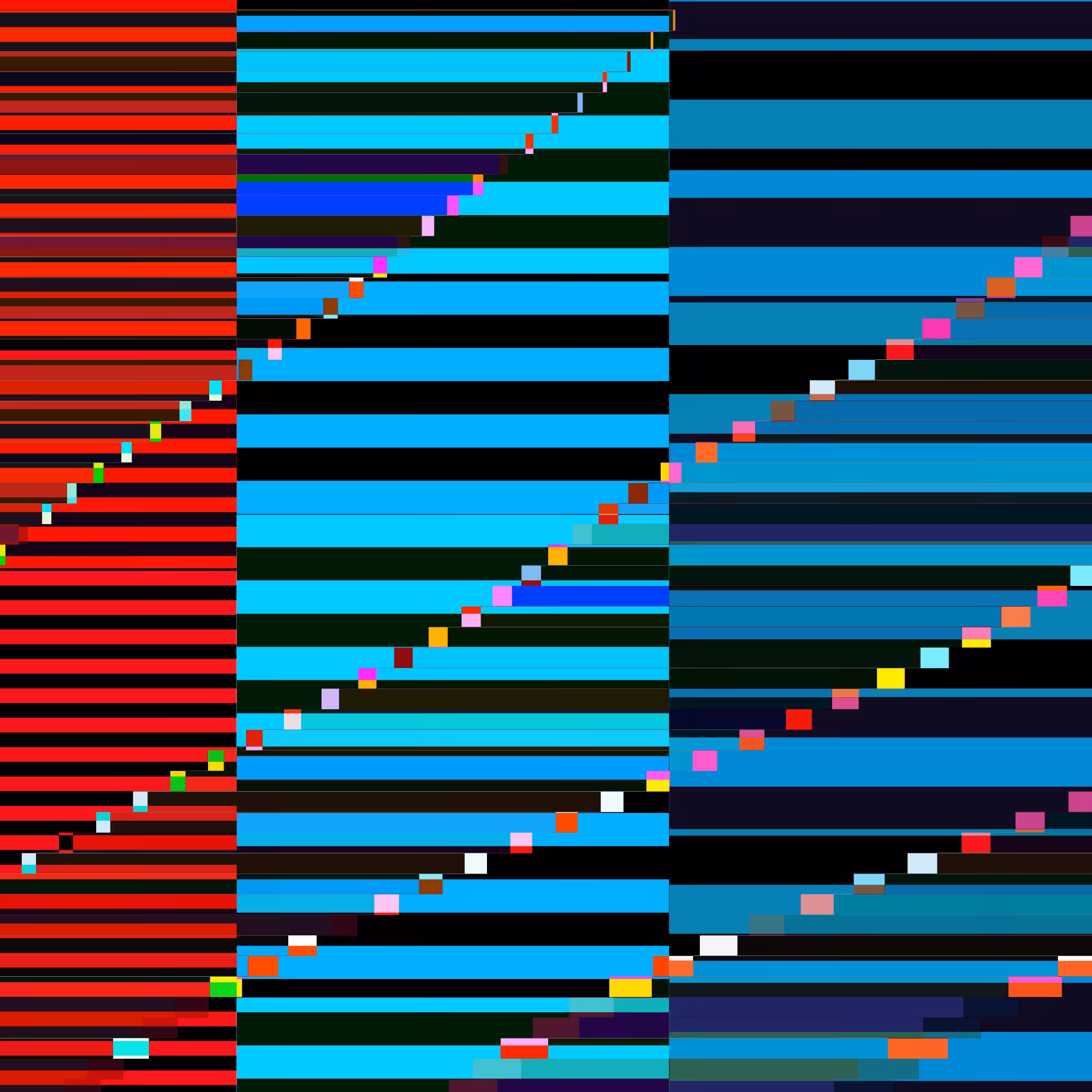 Glitchometry Stripes #14