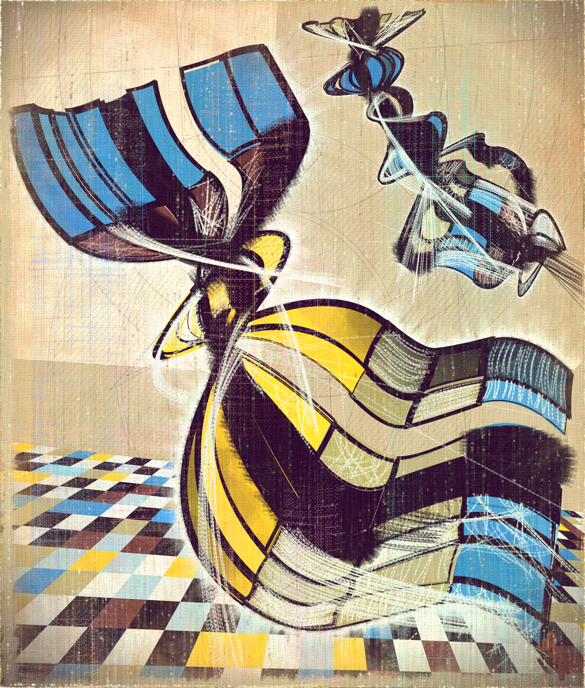 Amplitudes of Canvas #228