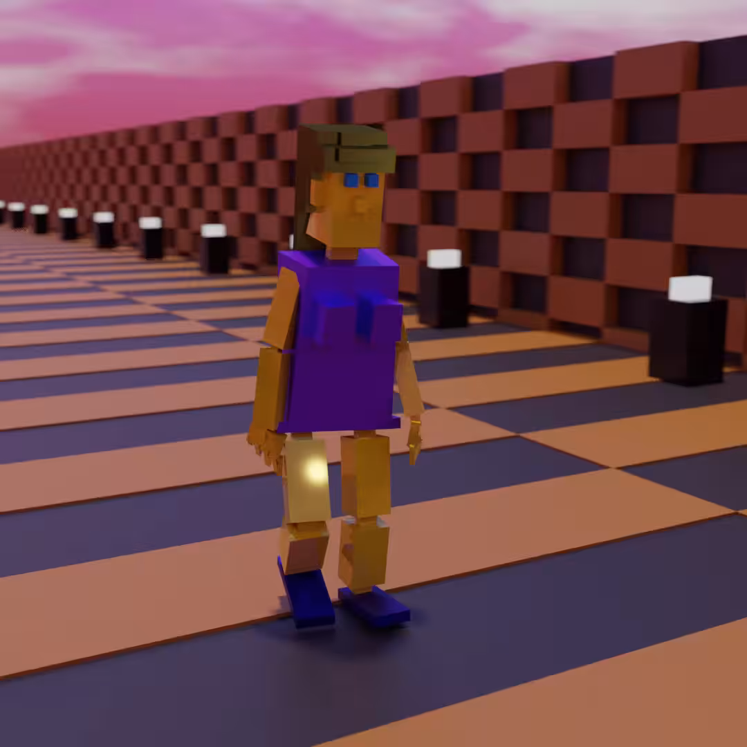Voxel Walker Punk #0004