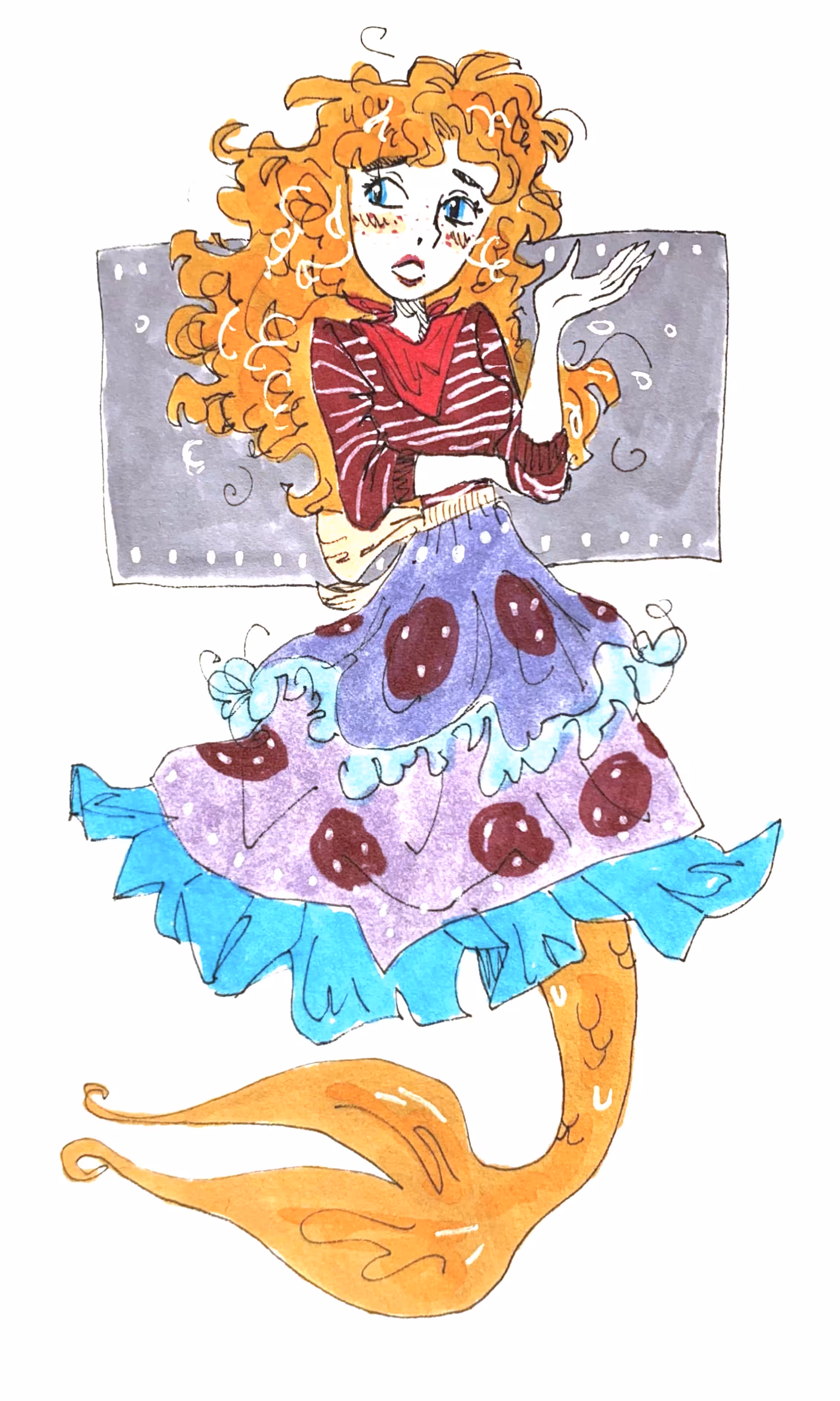 Mermaid #25 (Ruffles)