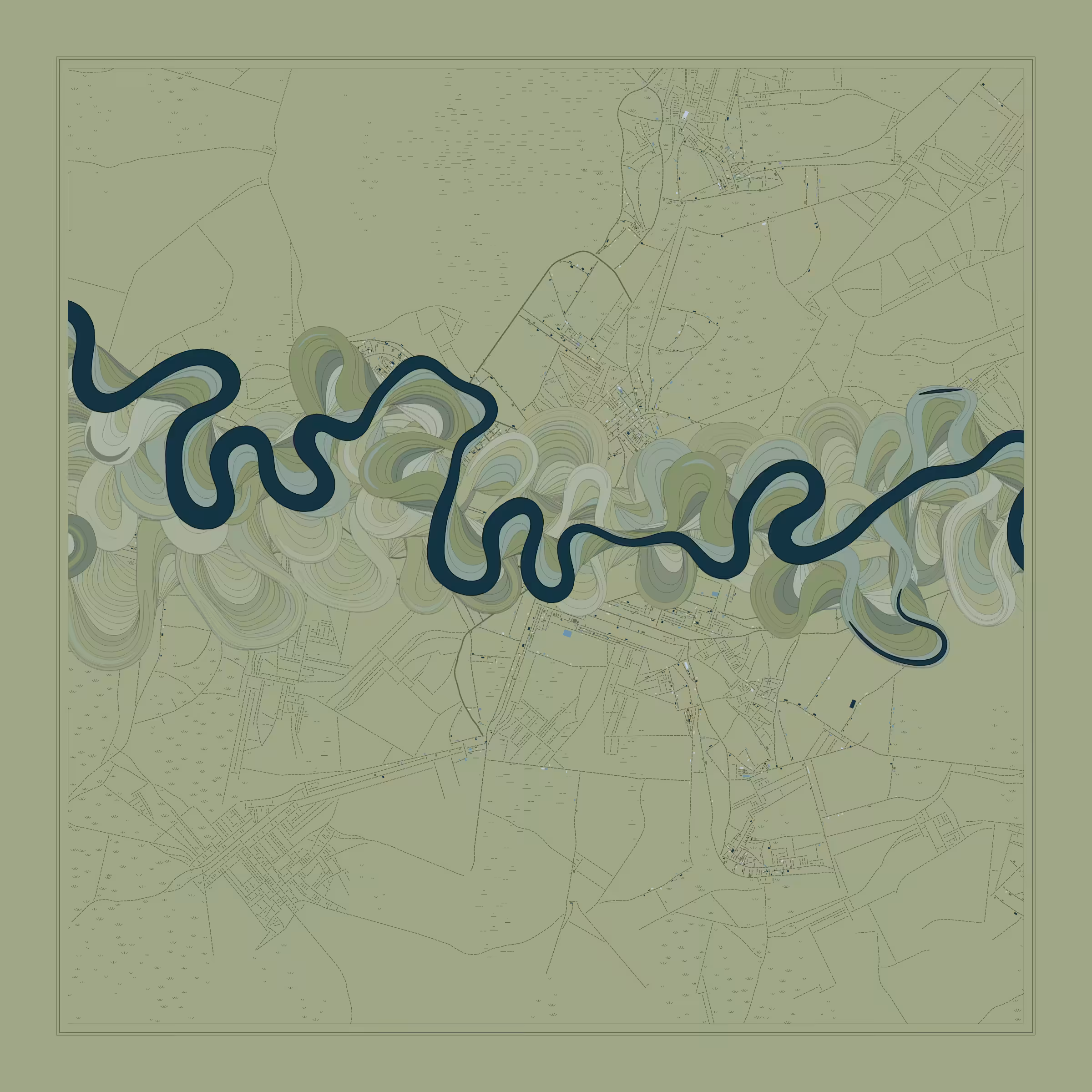 Ancient Courses of Fictional Rivers #756