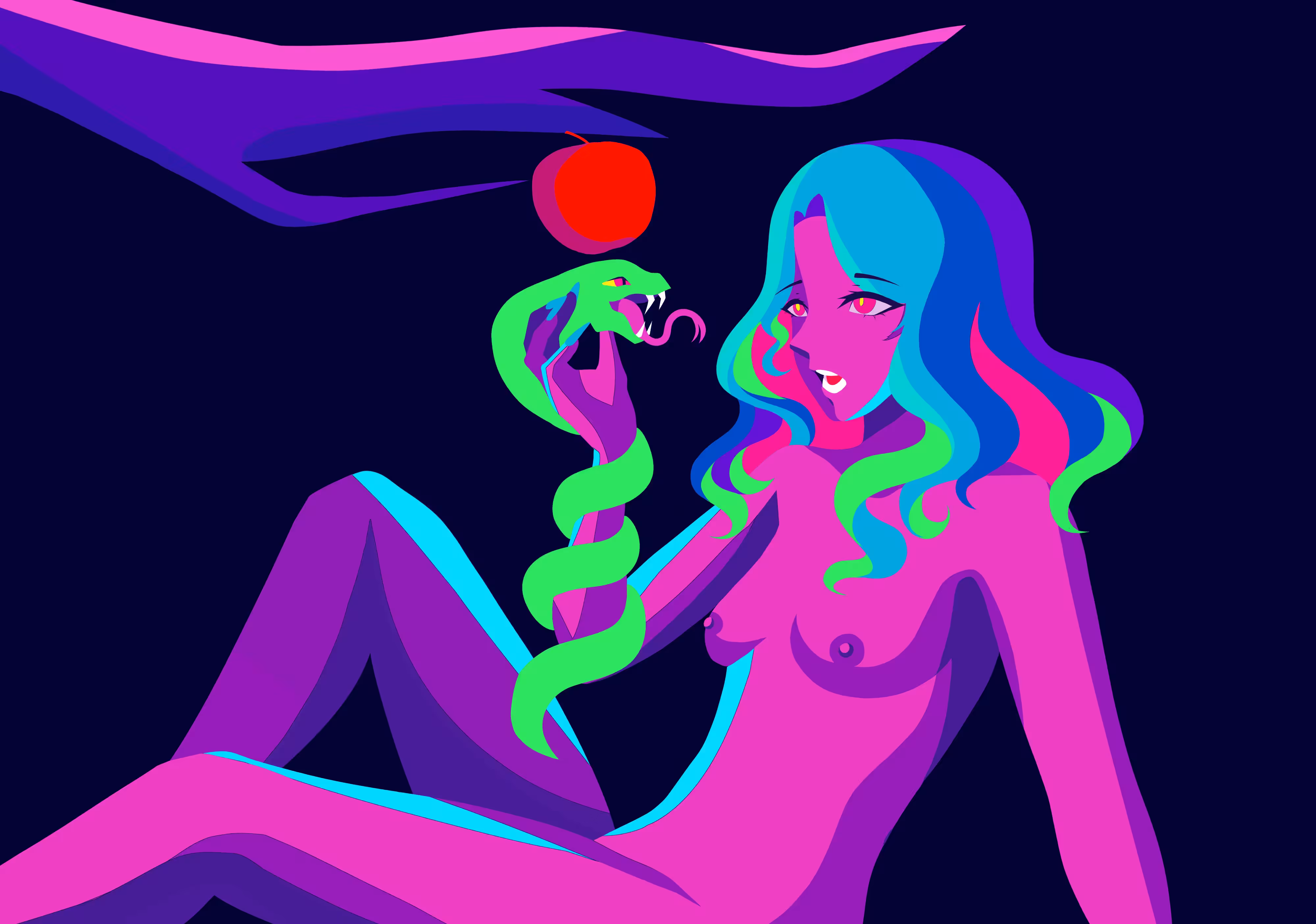 An apple