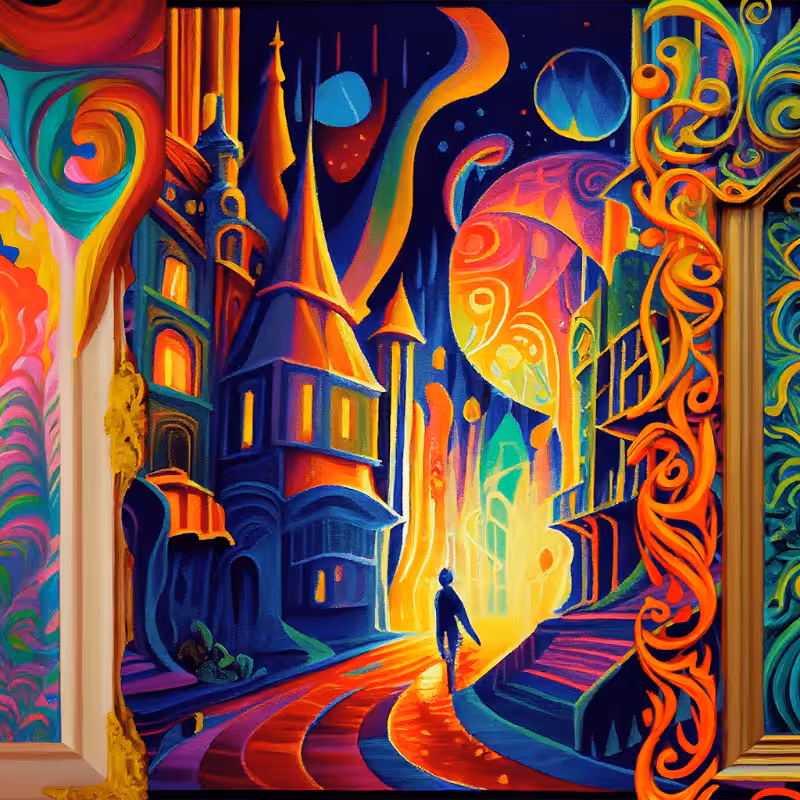 AI Psychedelic City #15