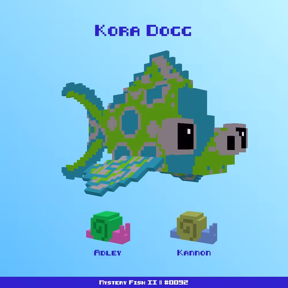 Kora Dogg :: Mystery Fish 0092/1000 