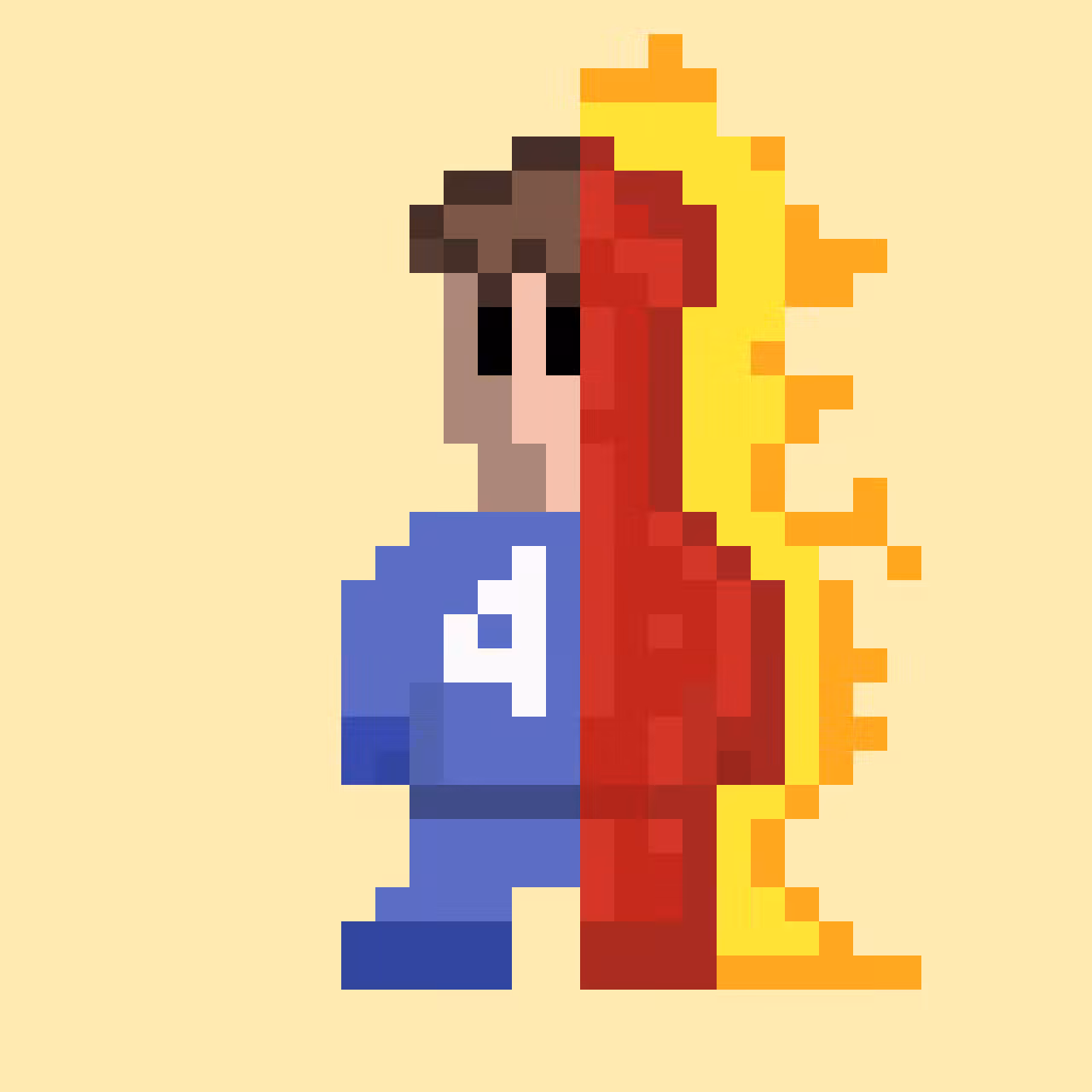 The Dude meets the Human Torch