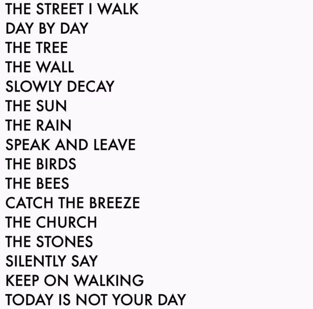 THE STREET I WALK