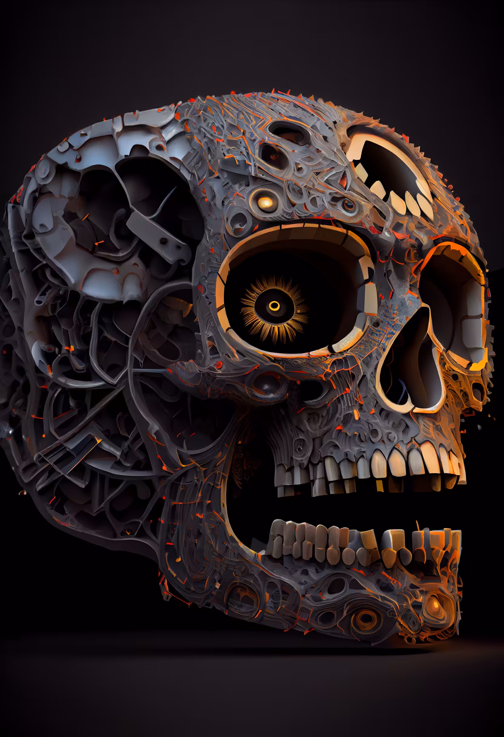 Robot skull