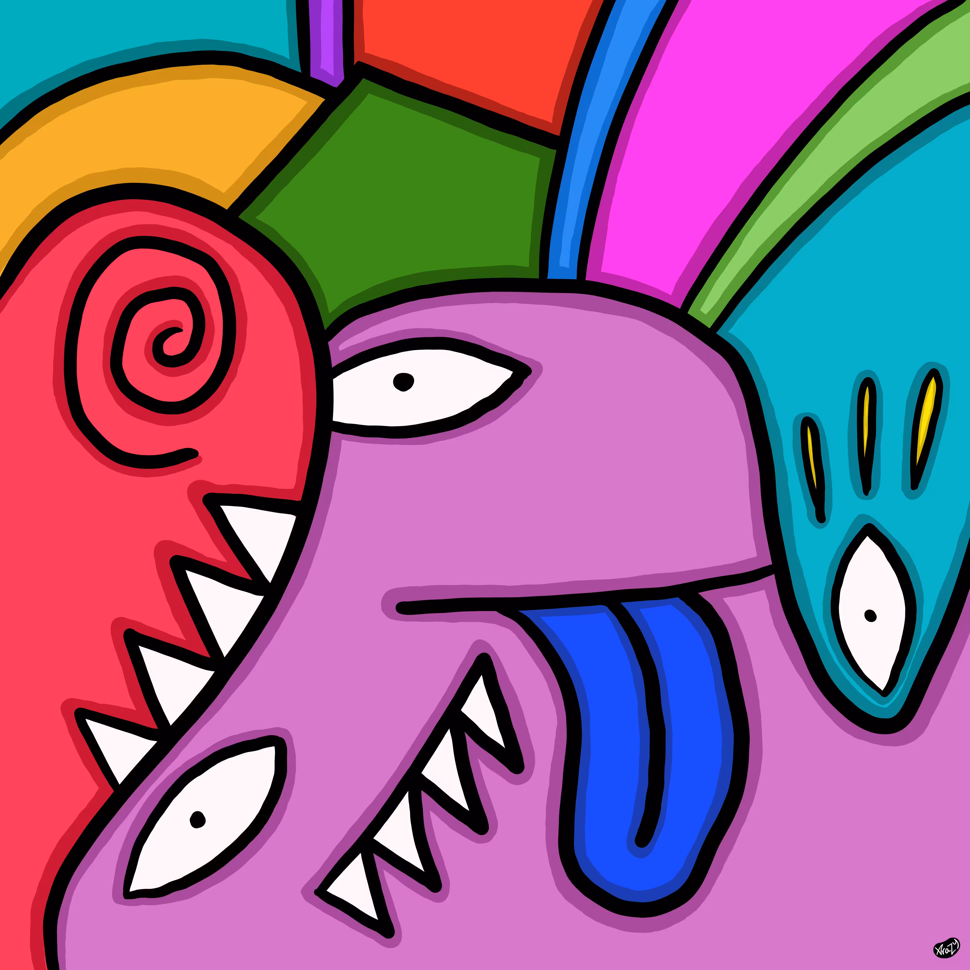 Squiggle Monster 001