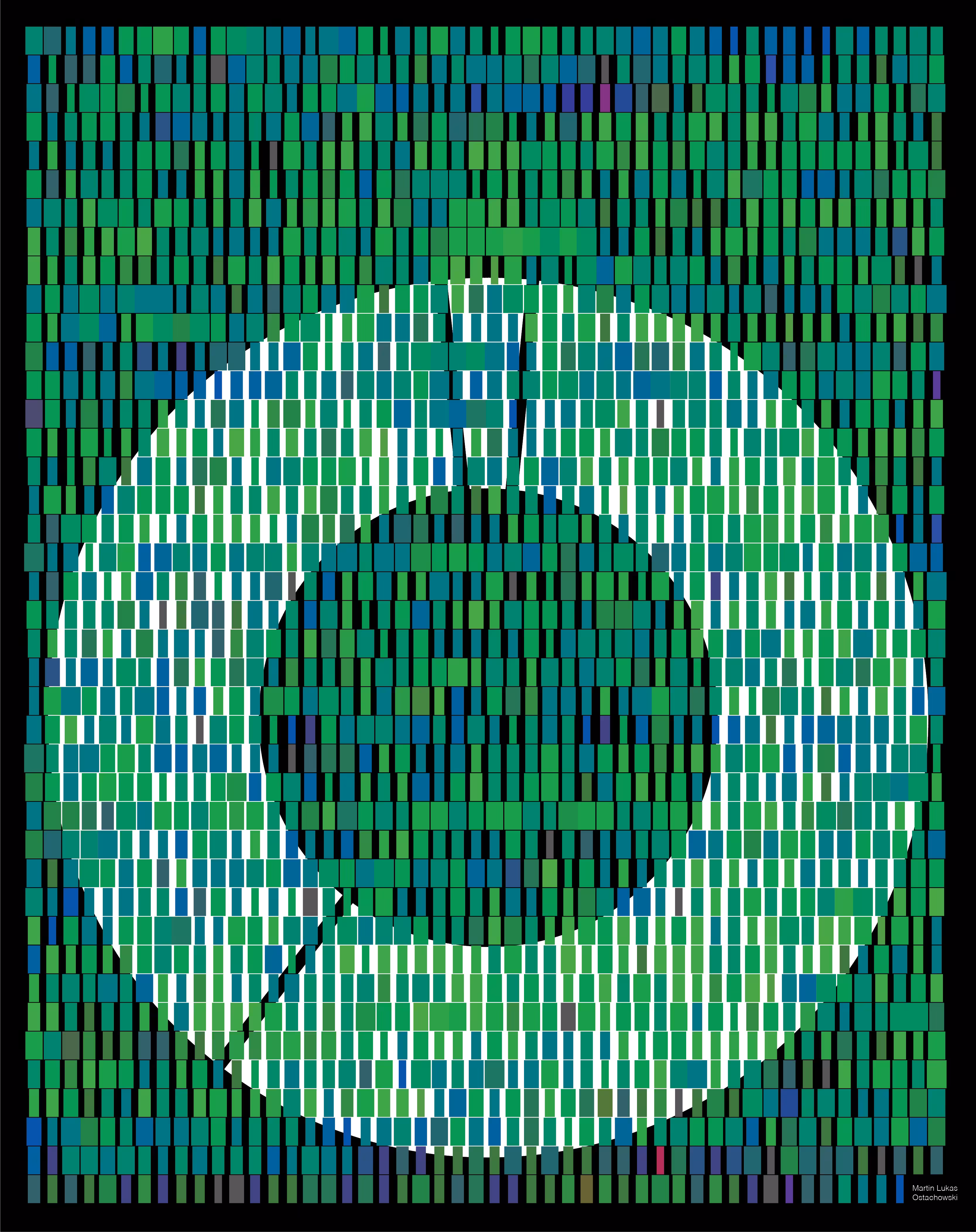 Seed Phrase Words Visualization RGBSCV Black Edit.