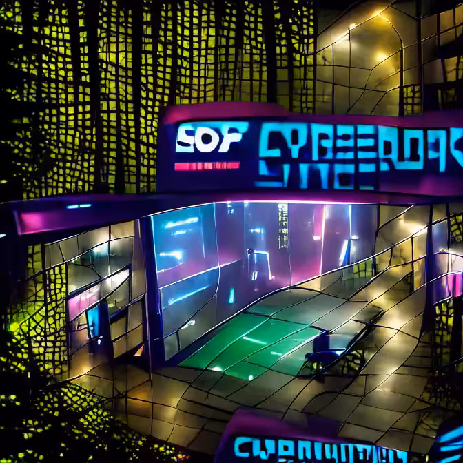Cyberpunk Landscape 7