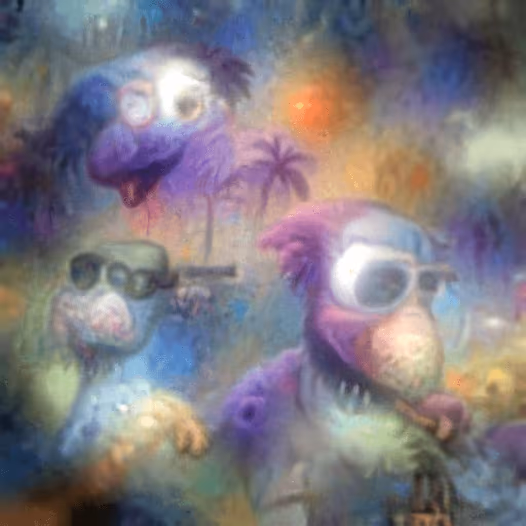 Concept Art of Gonzo (IMAX 4x SuperRes Render)