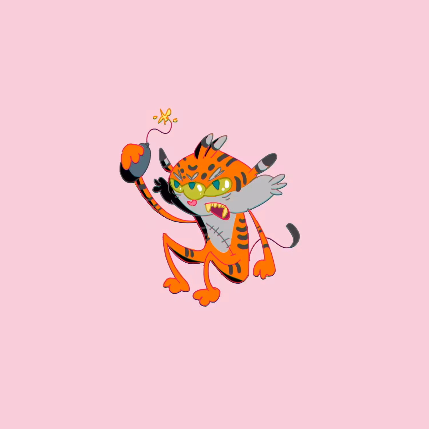 three-eyed tiger