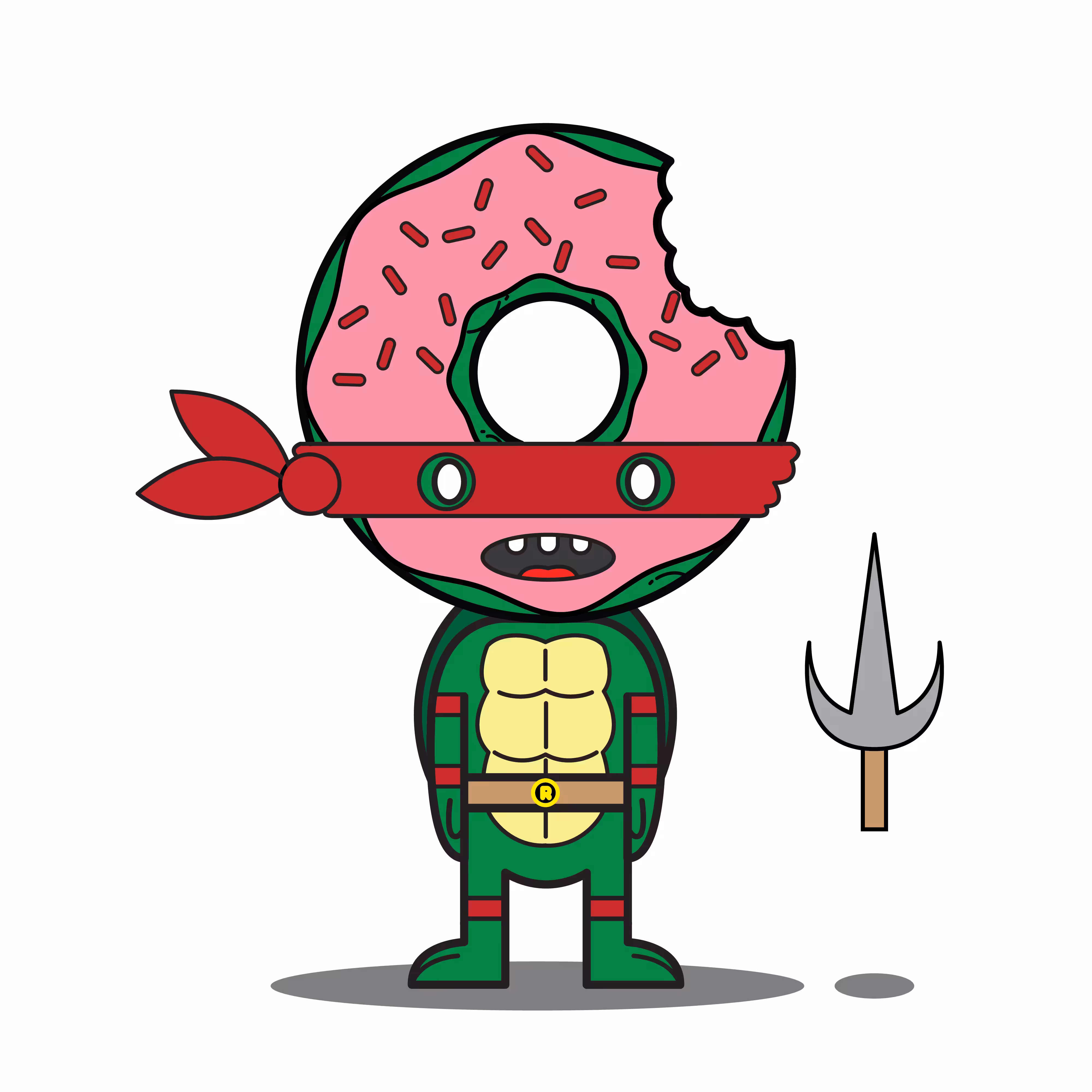 DONUT HEADS: Raph Deluxe “DONUT HEADS” - #50