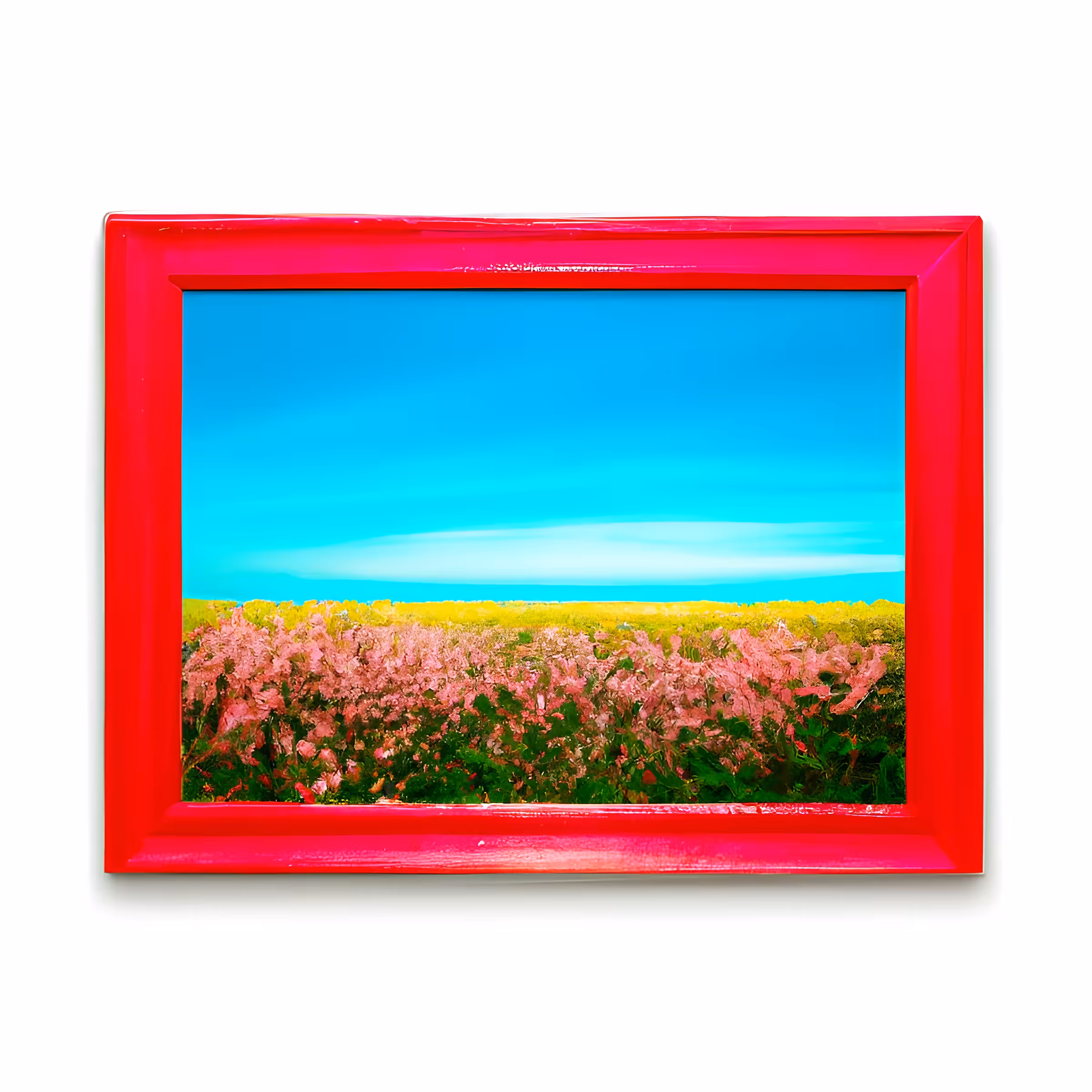 Framed nature: Shore tranquility.