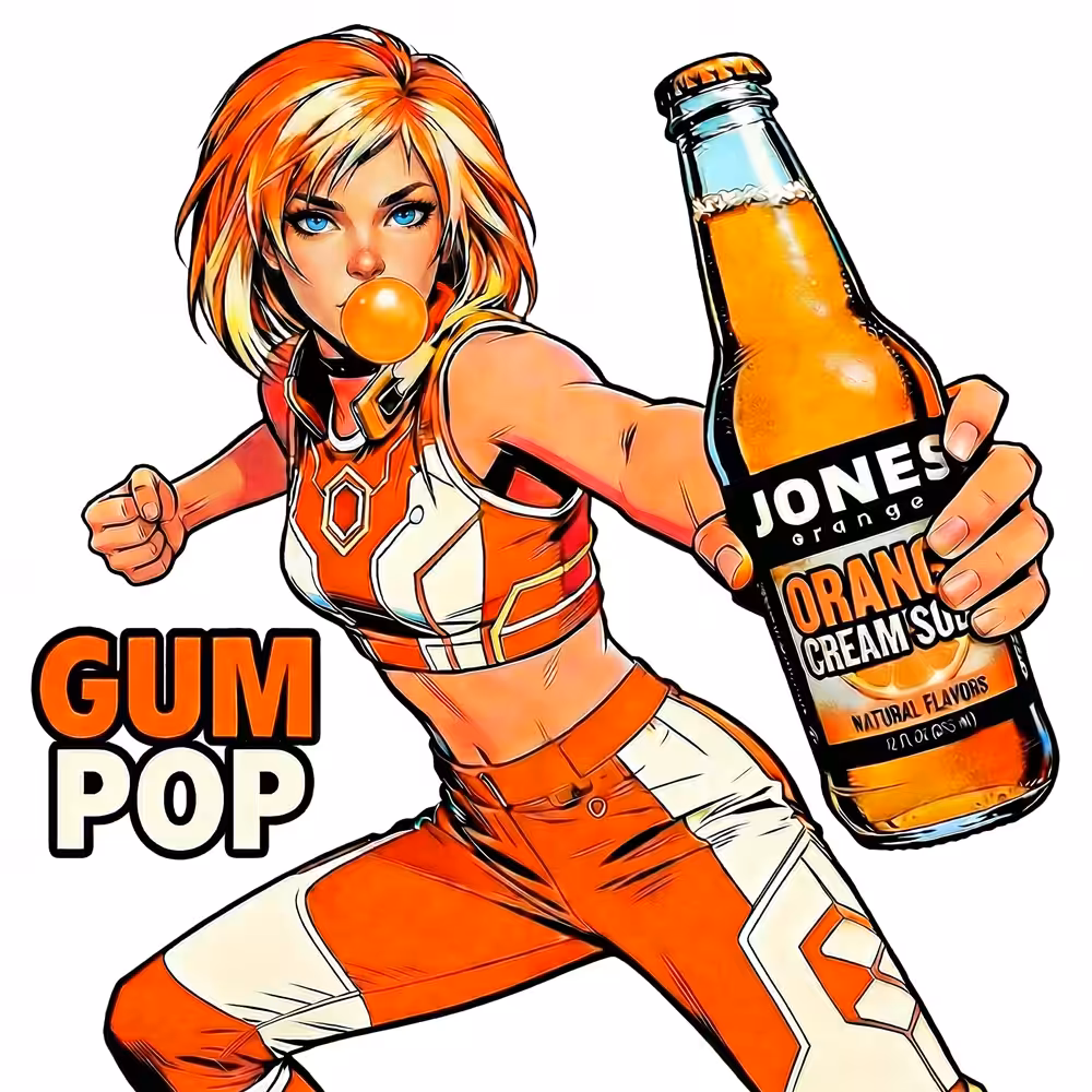 GUM POP - Sugar Rush Society: GUM POP 037 - Orange Cream Pop Queen