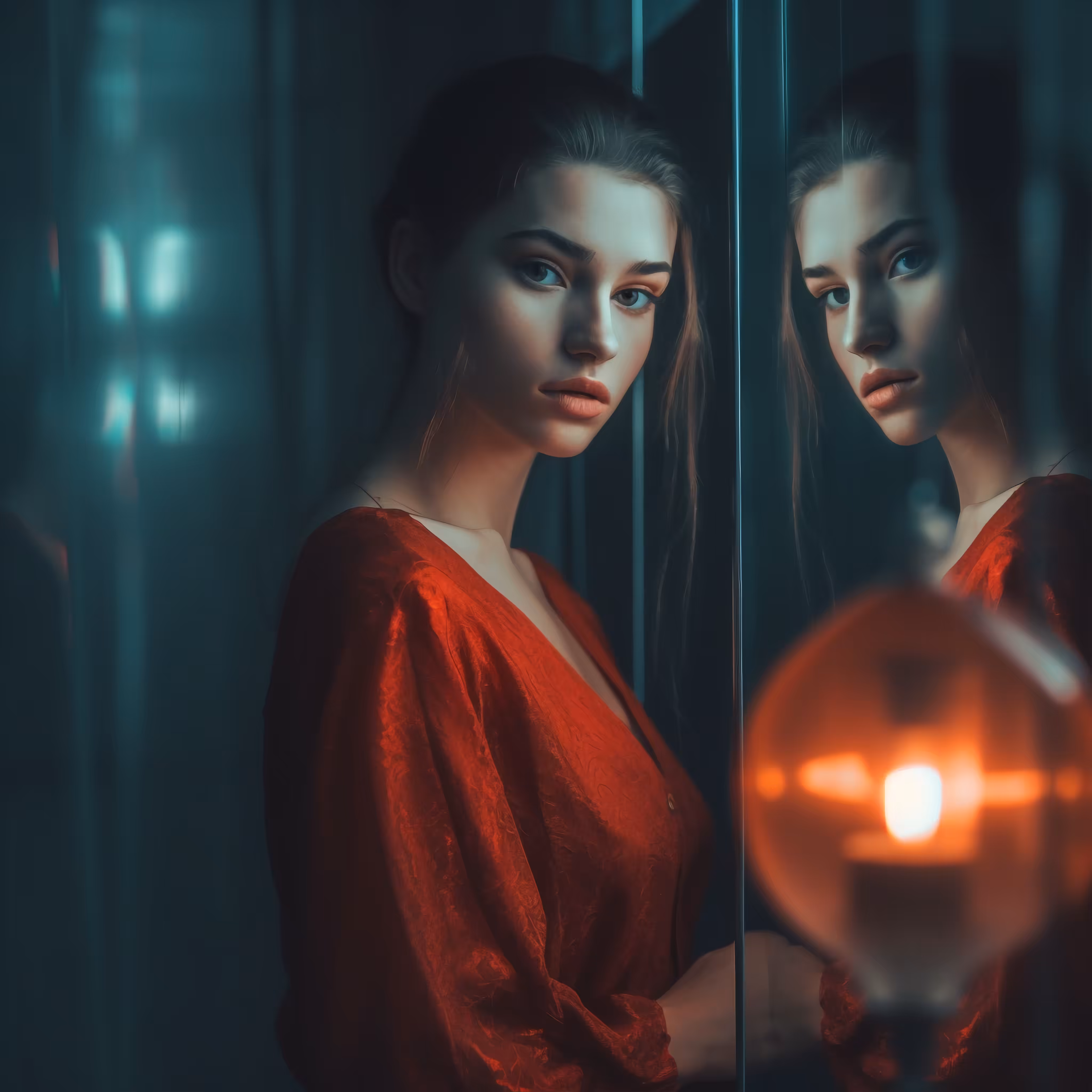 Girl in Mirror #15
