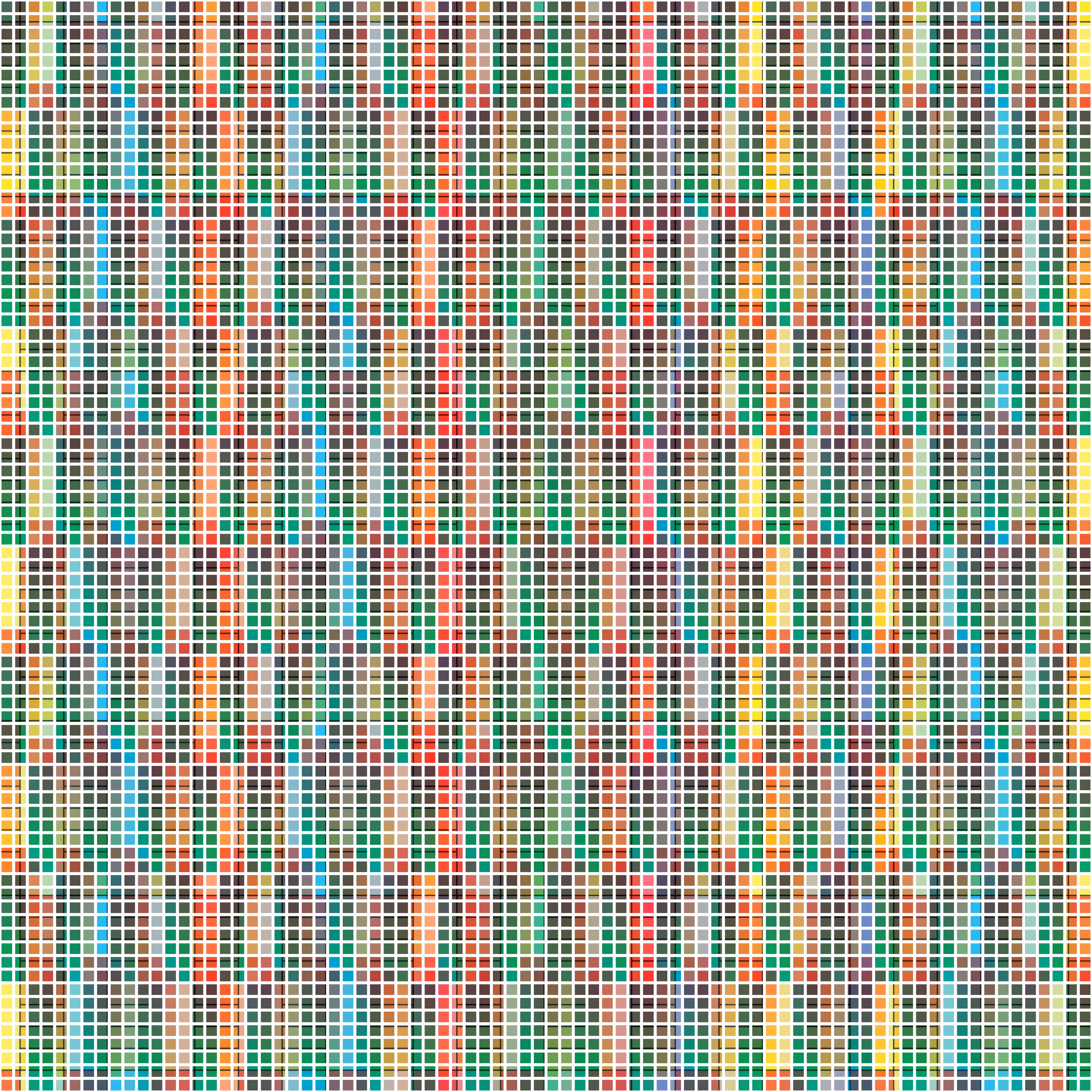 Block-Tile Grid: Checkers Fanning #1SDS-Copy2