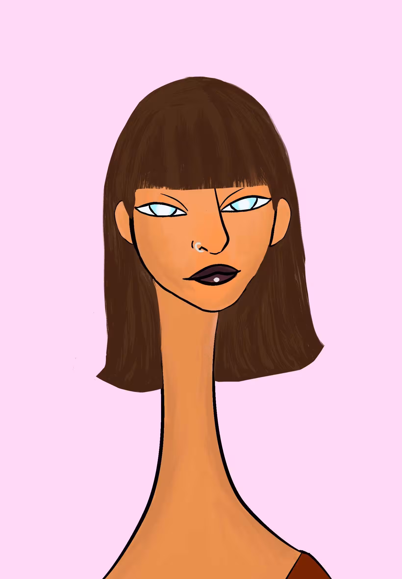 Long Neckie Ladies: Long Neckie Lady #2269