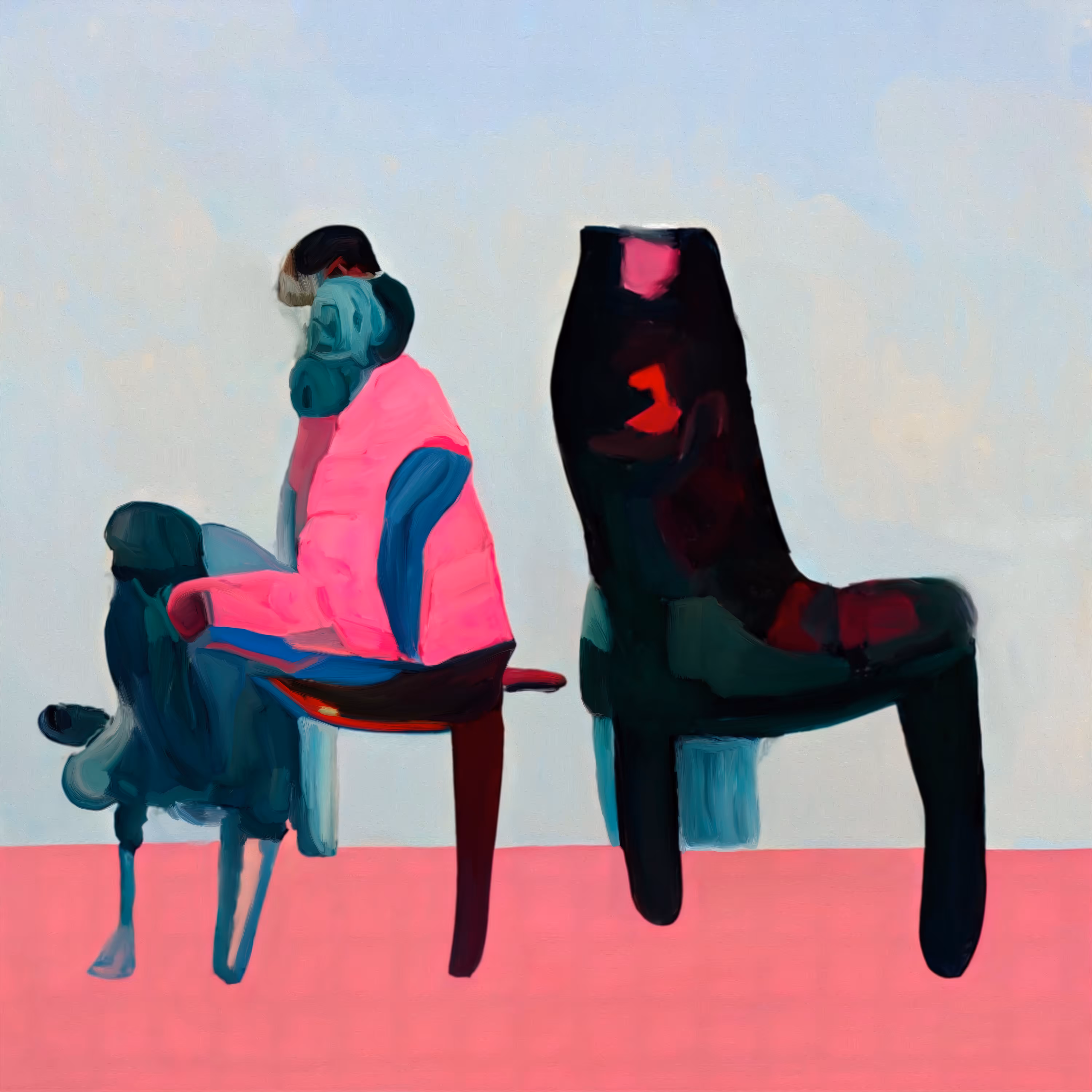 A Lonely Girl and the Empty Chair of her Mother