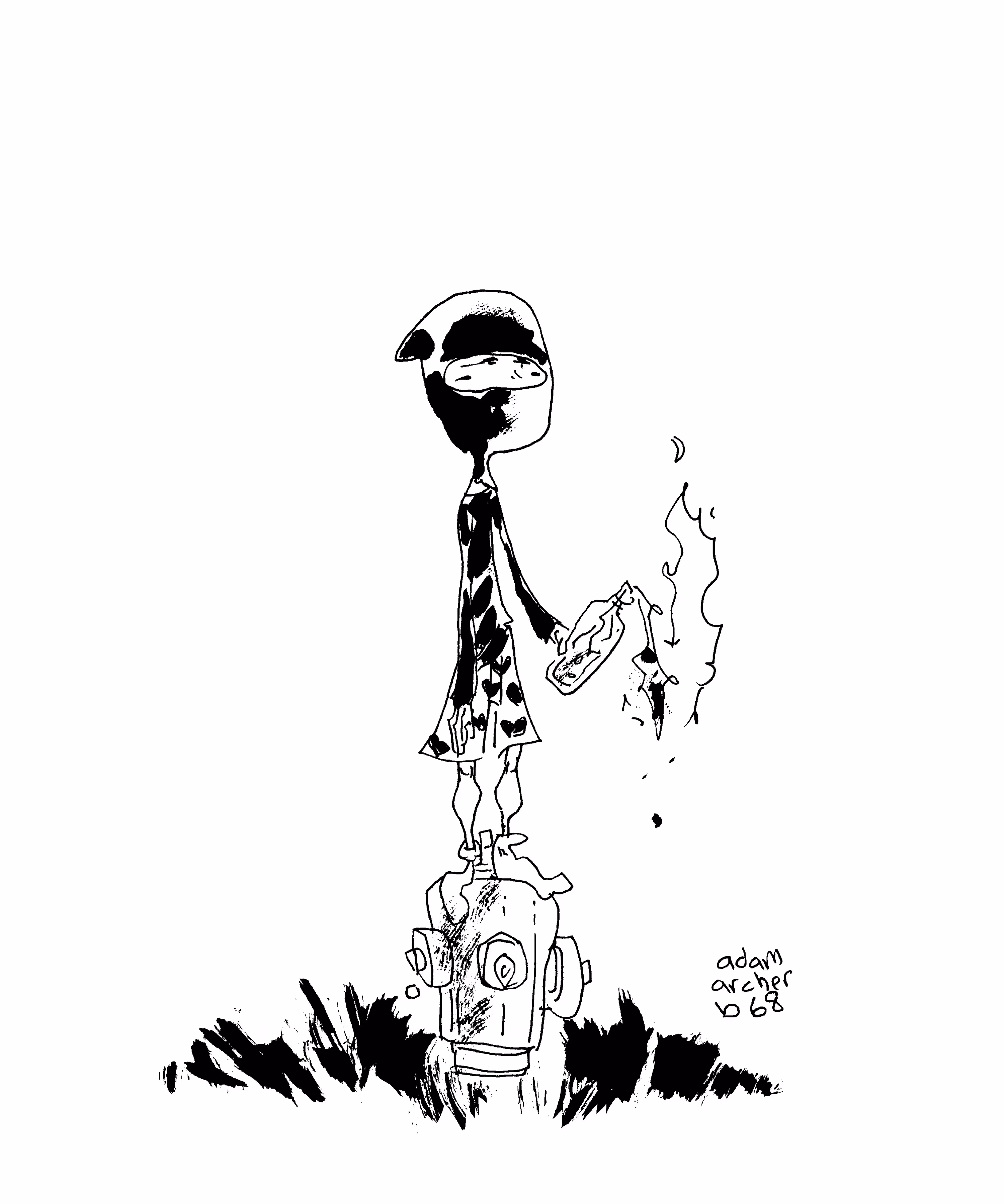 adam archer's doodles: black series 068