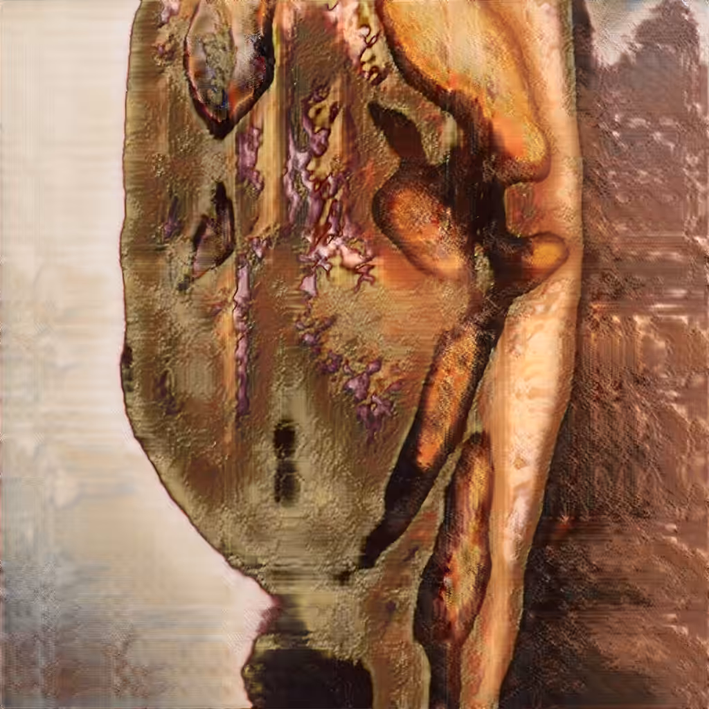 AI Generated Nude Portrait #7 Frame #200