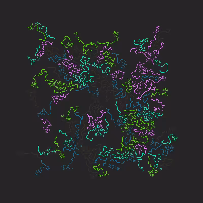 Random circle of Fractals #1