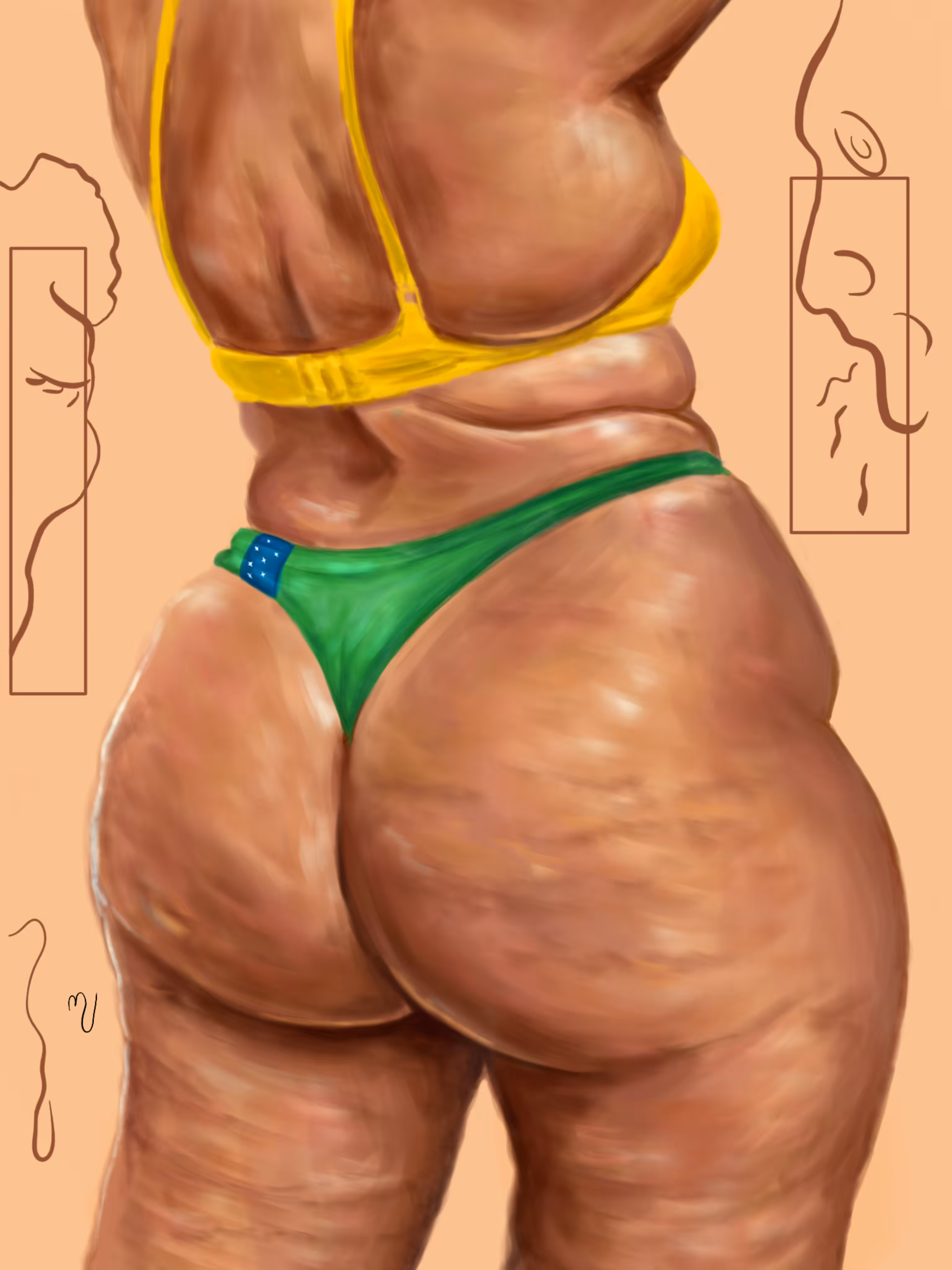 Brazilian popular ass