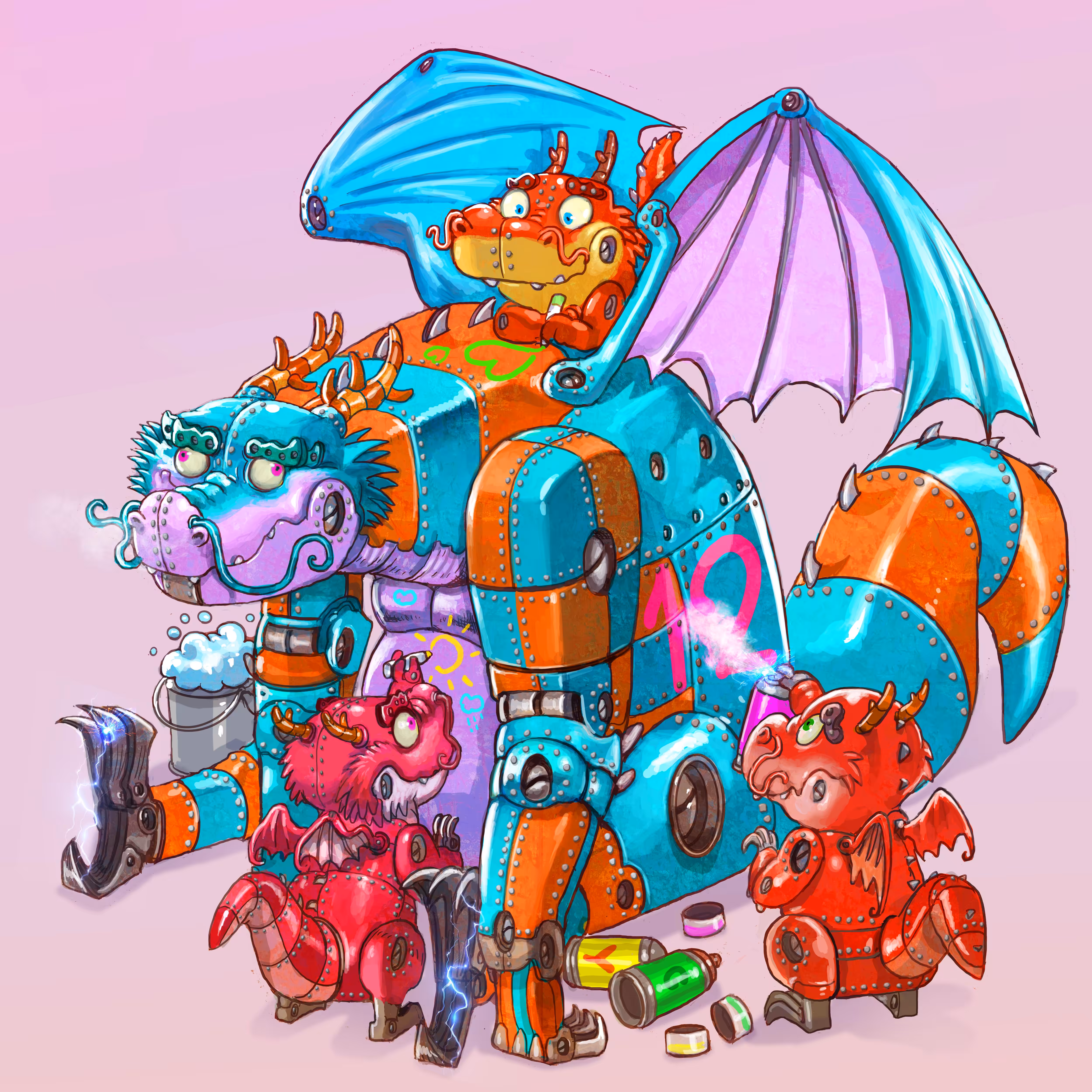Wind Up Dragon #12 : Goody Dragon