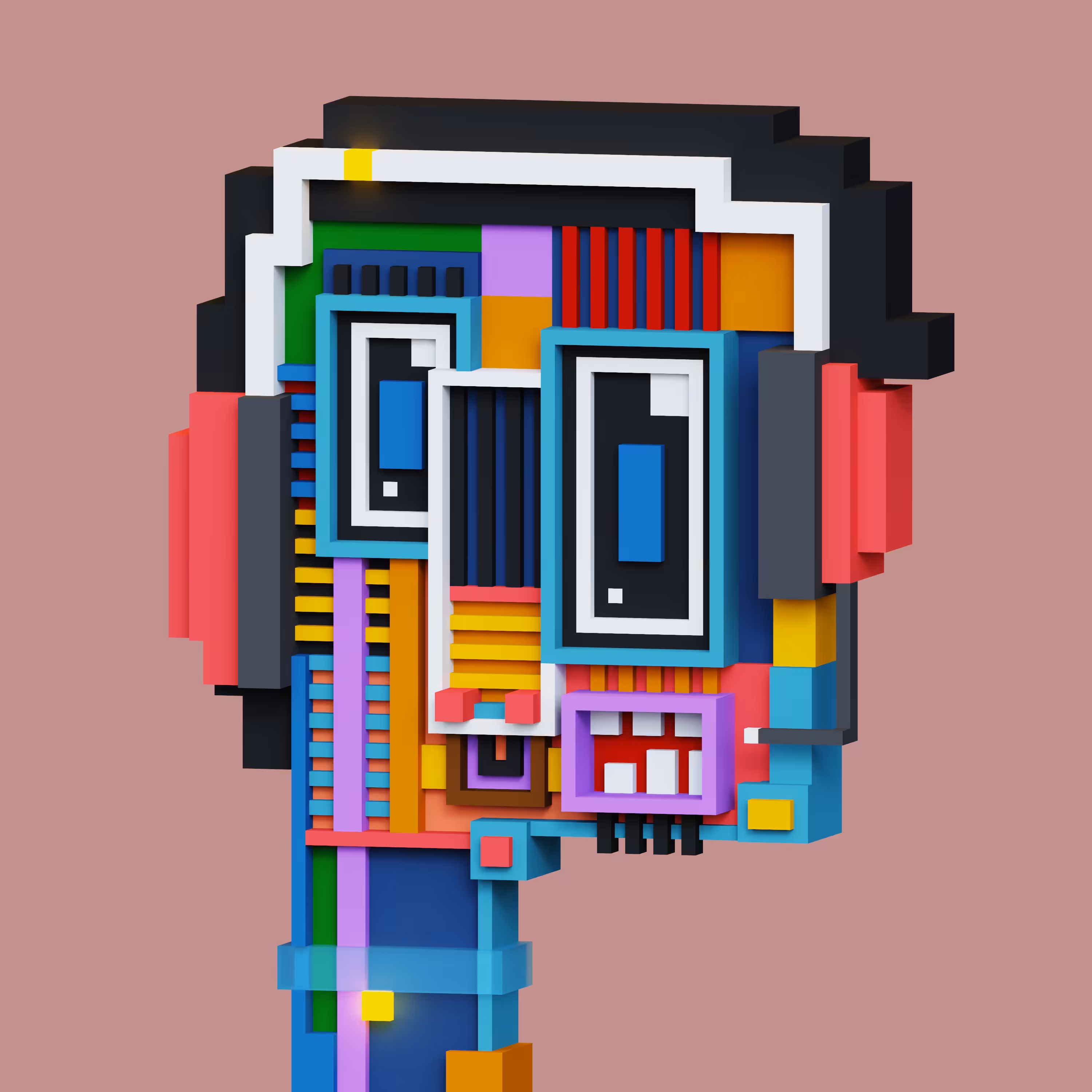 Pop Cubism Voxel 10