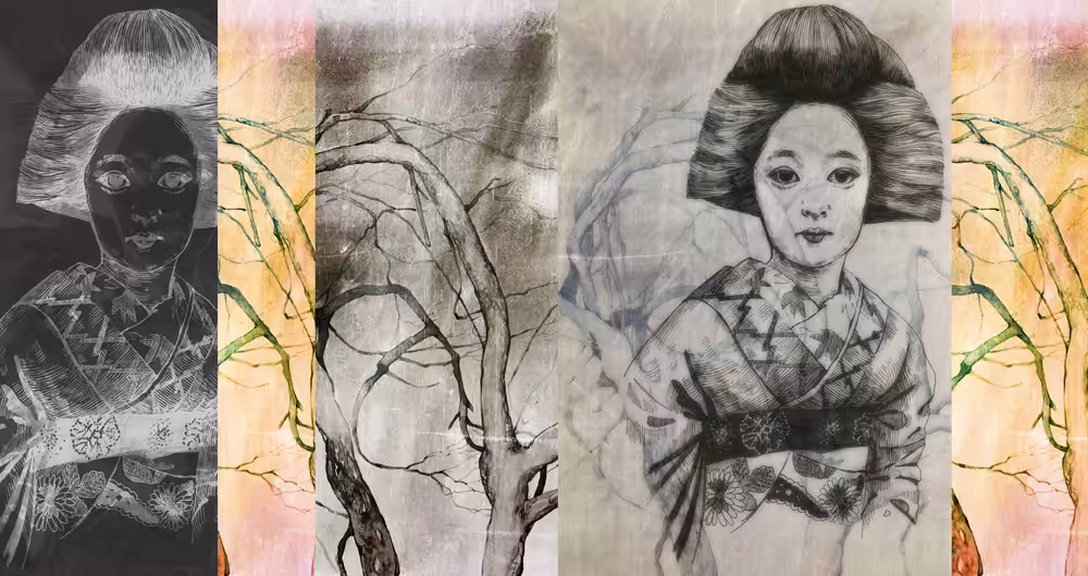 Geisha collage #3