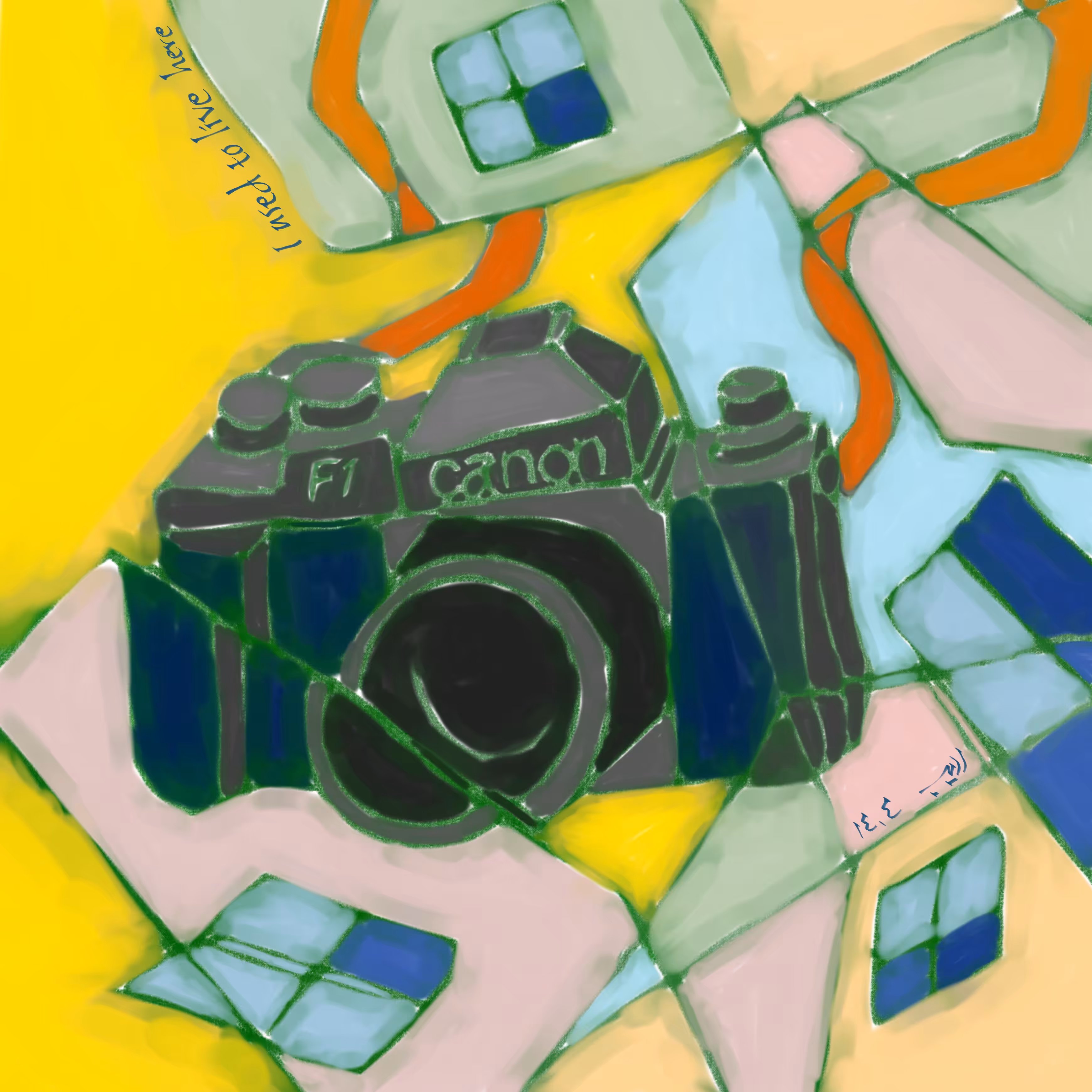 Nostalgic Camera Under the Rubble