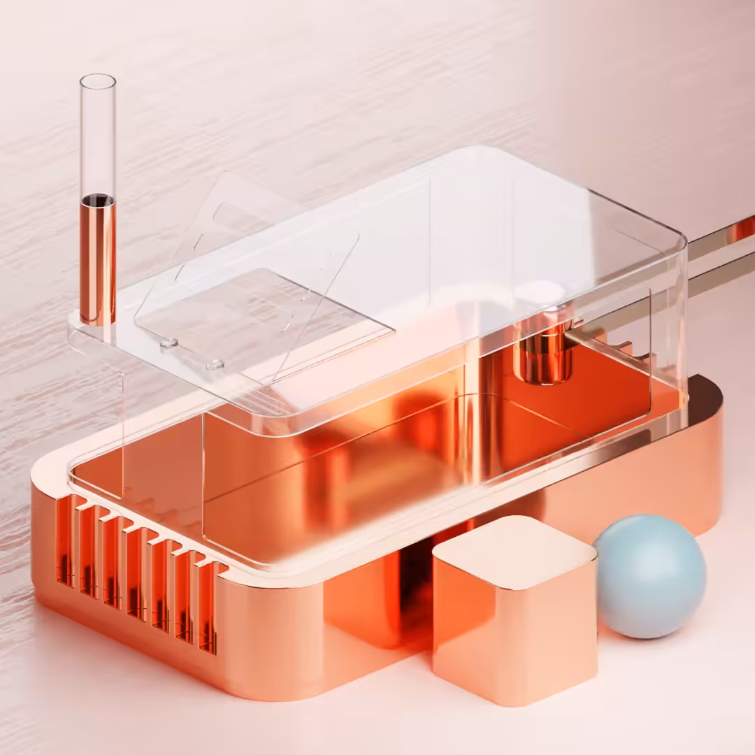 Glass and metal 