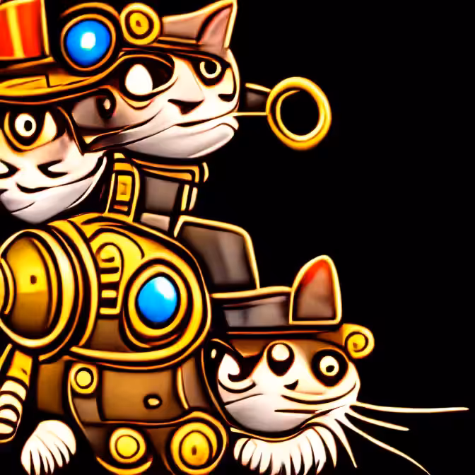 Steampunk Cats 2