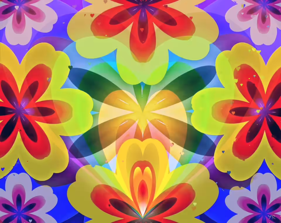 Flowers and Hearts