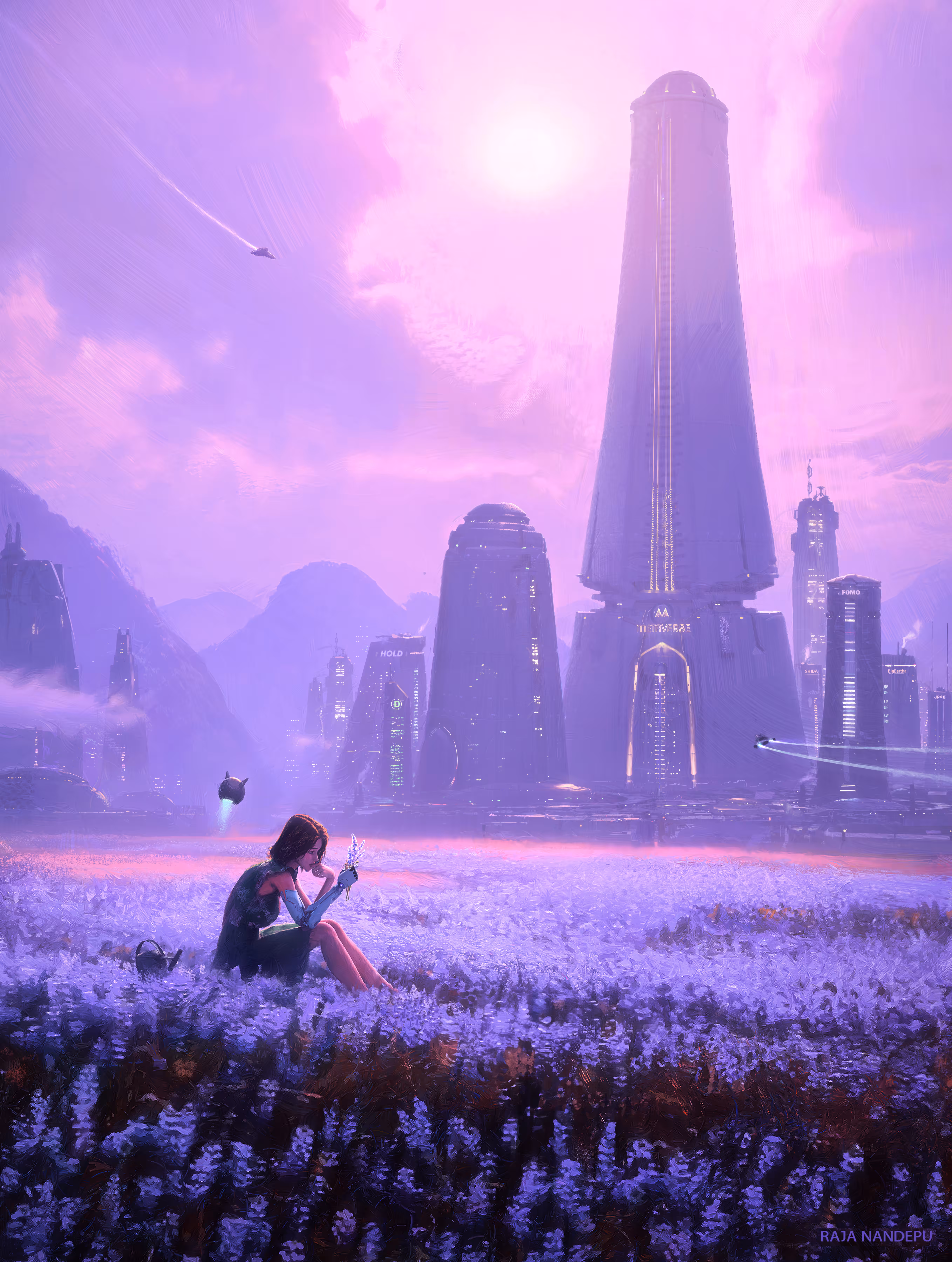 Canvas of Life - Violet