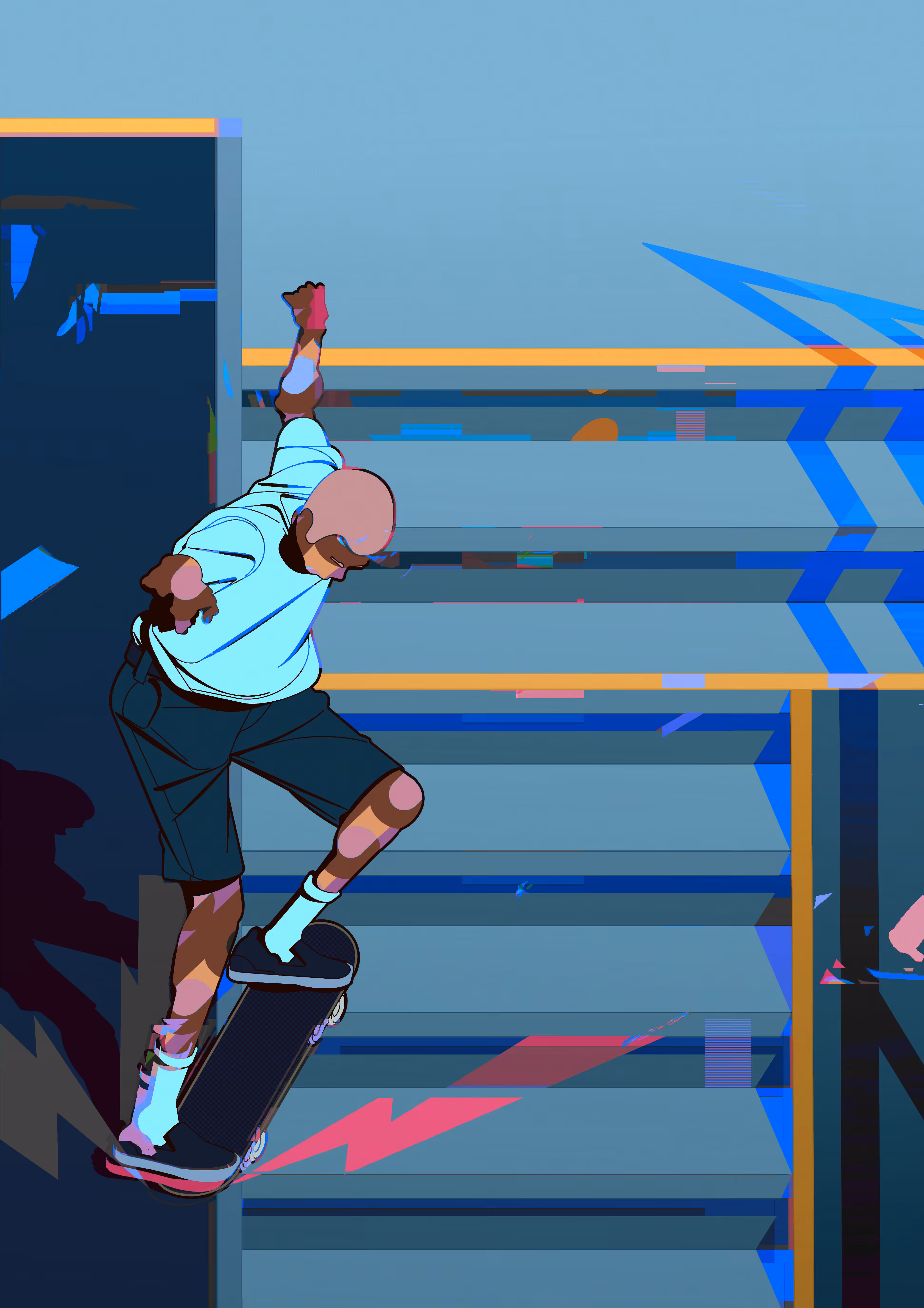 Skateboarding