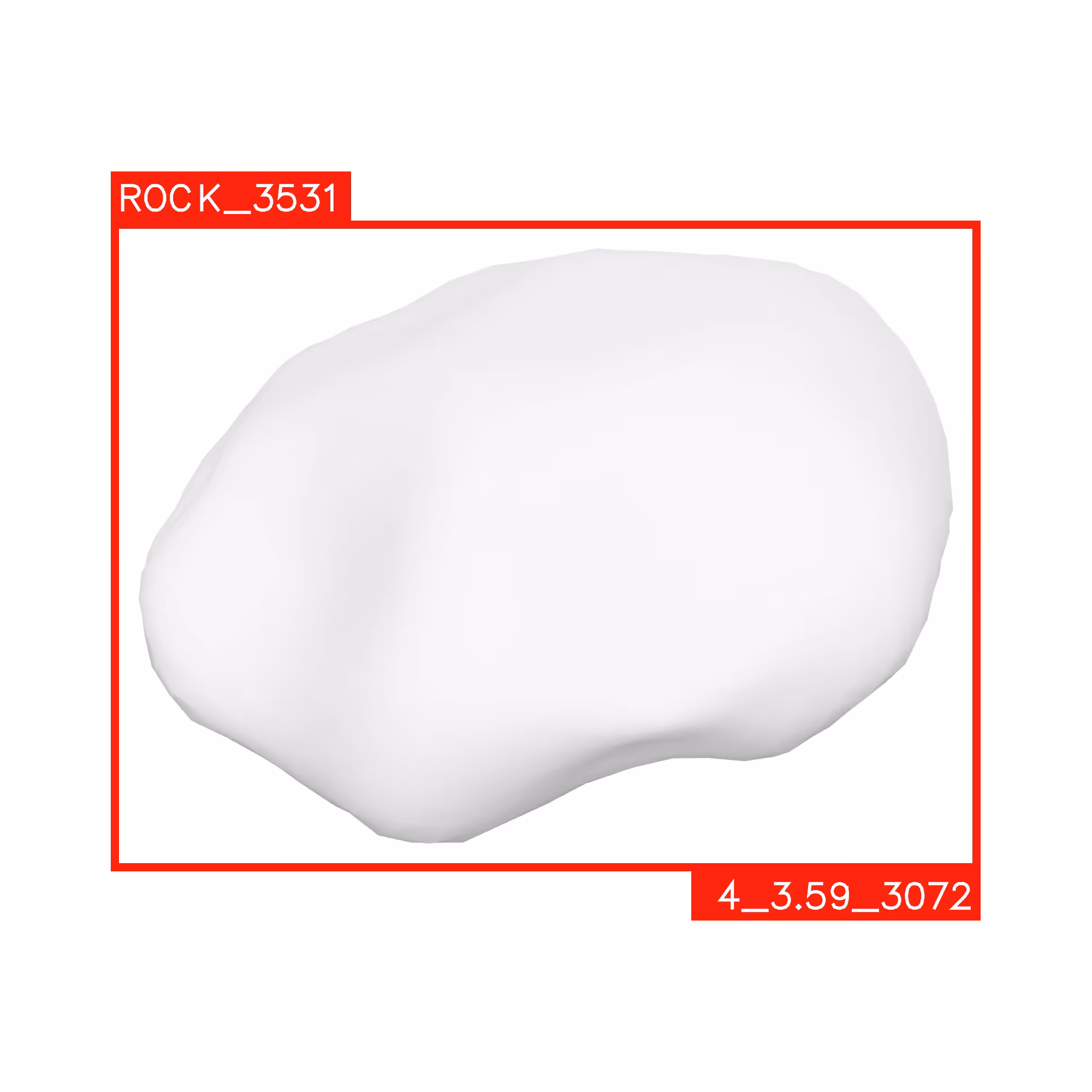 UNSHADED ROCKS: ROCK 3531