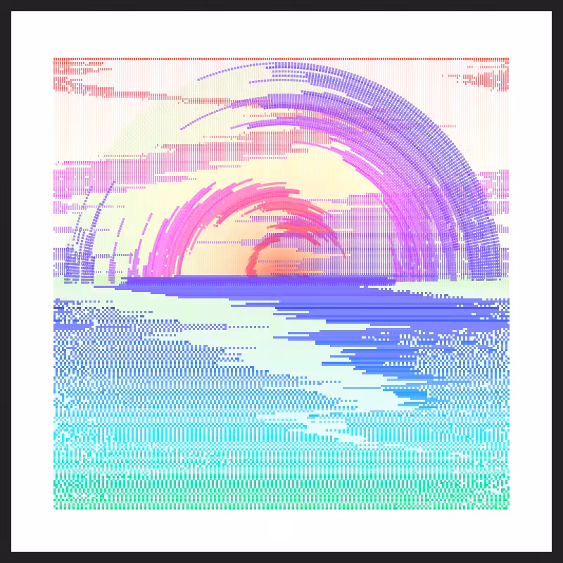 Glitch Acuarela #28