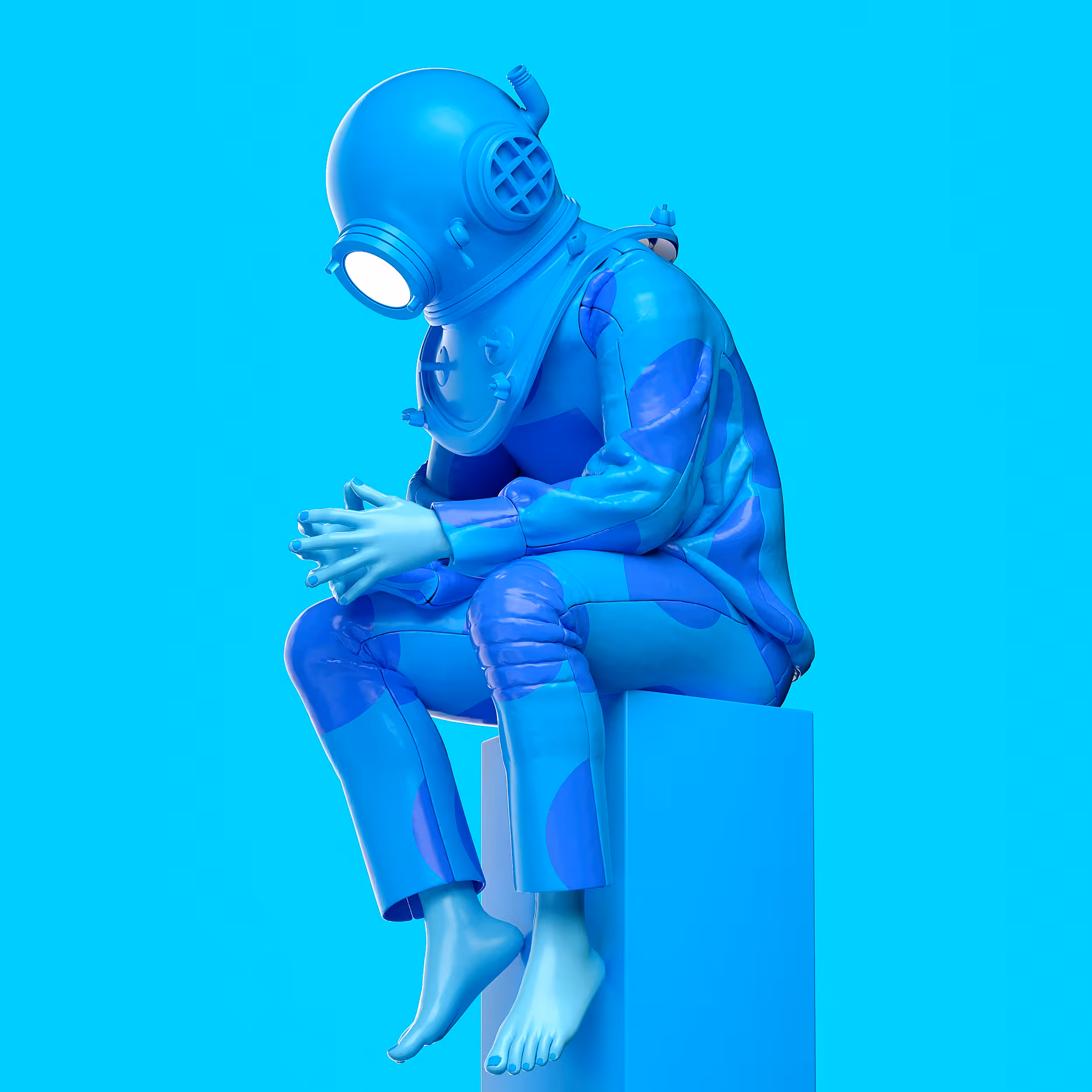 Divers - blue