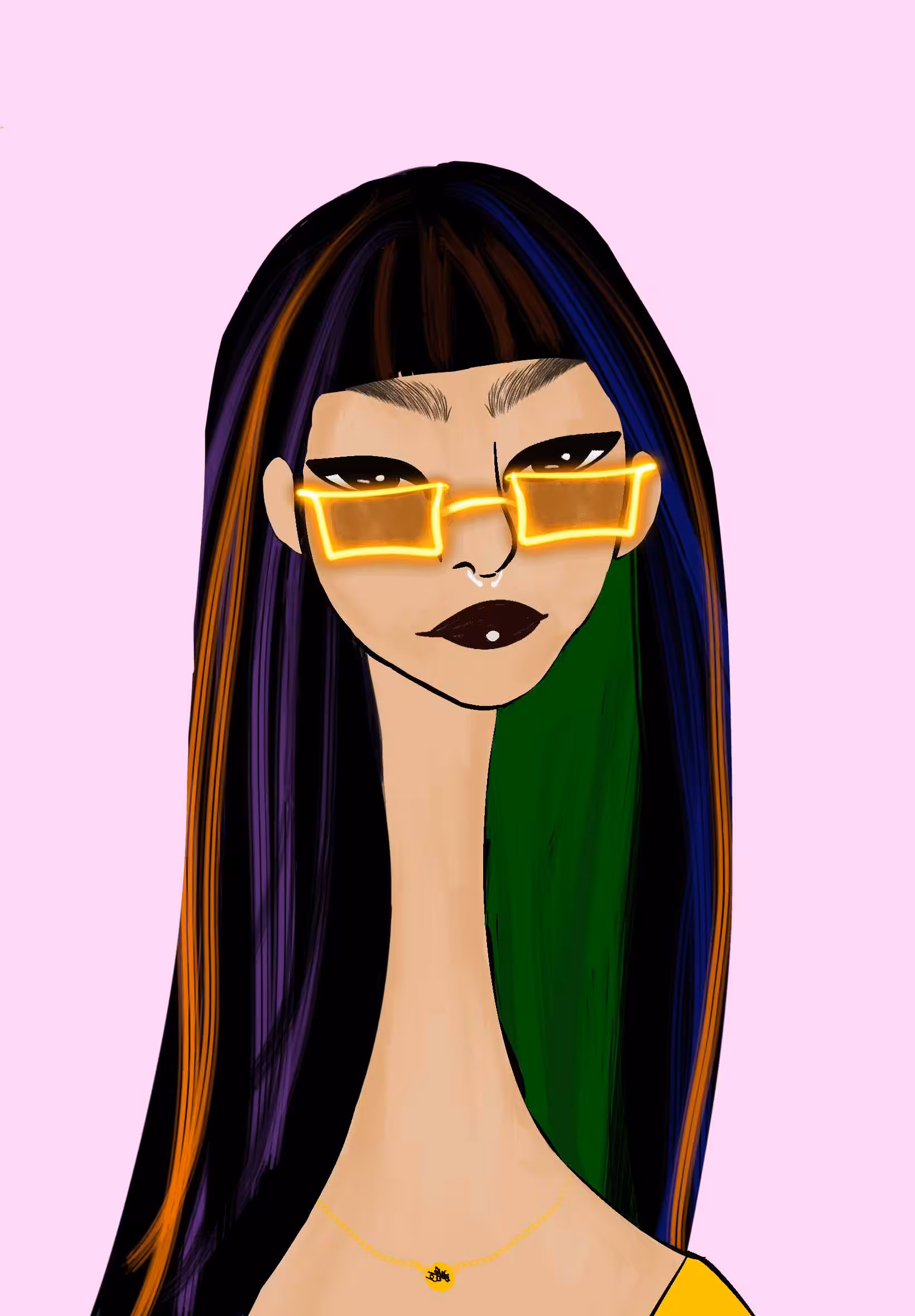 Long Neckie Lady #2779