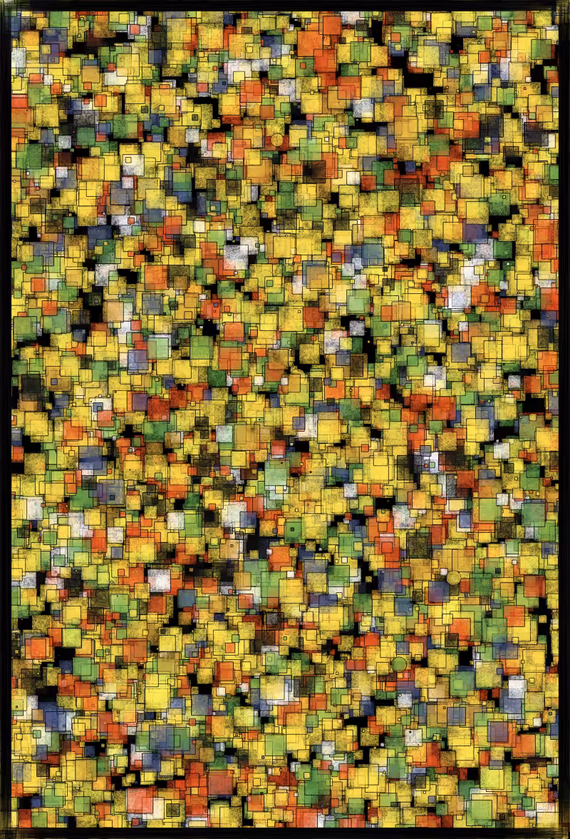Circles In A Square World #124