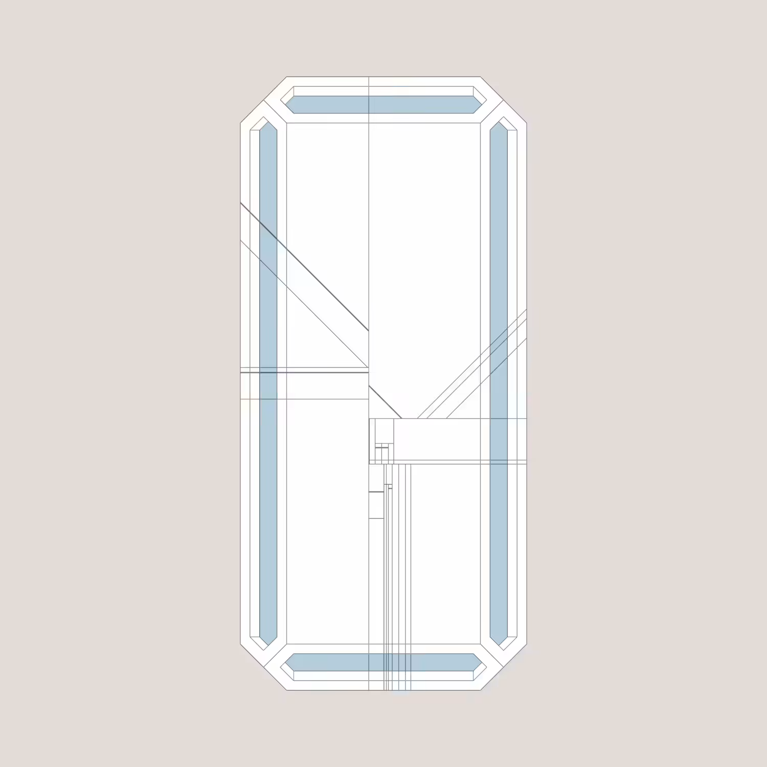 To assemble, follow lines IV, 241231